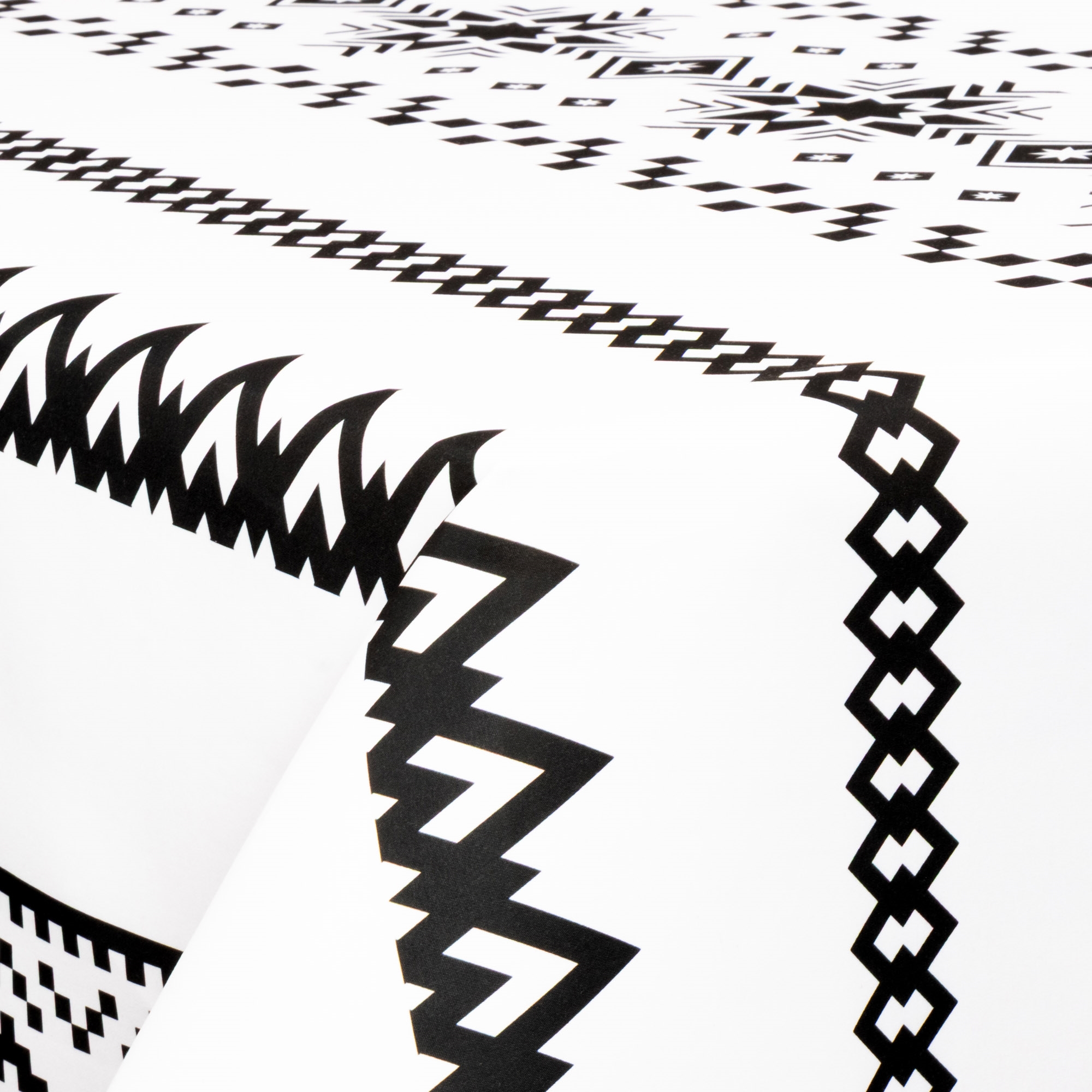 Textil Wachstuch mit Acrylbeschichtung - 30 Meter auf Rolle - Nordic Muster - 140 cm breites Textiltuch