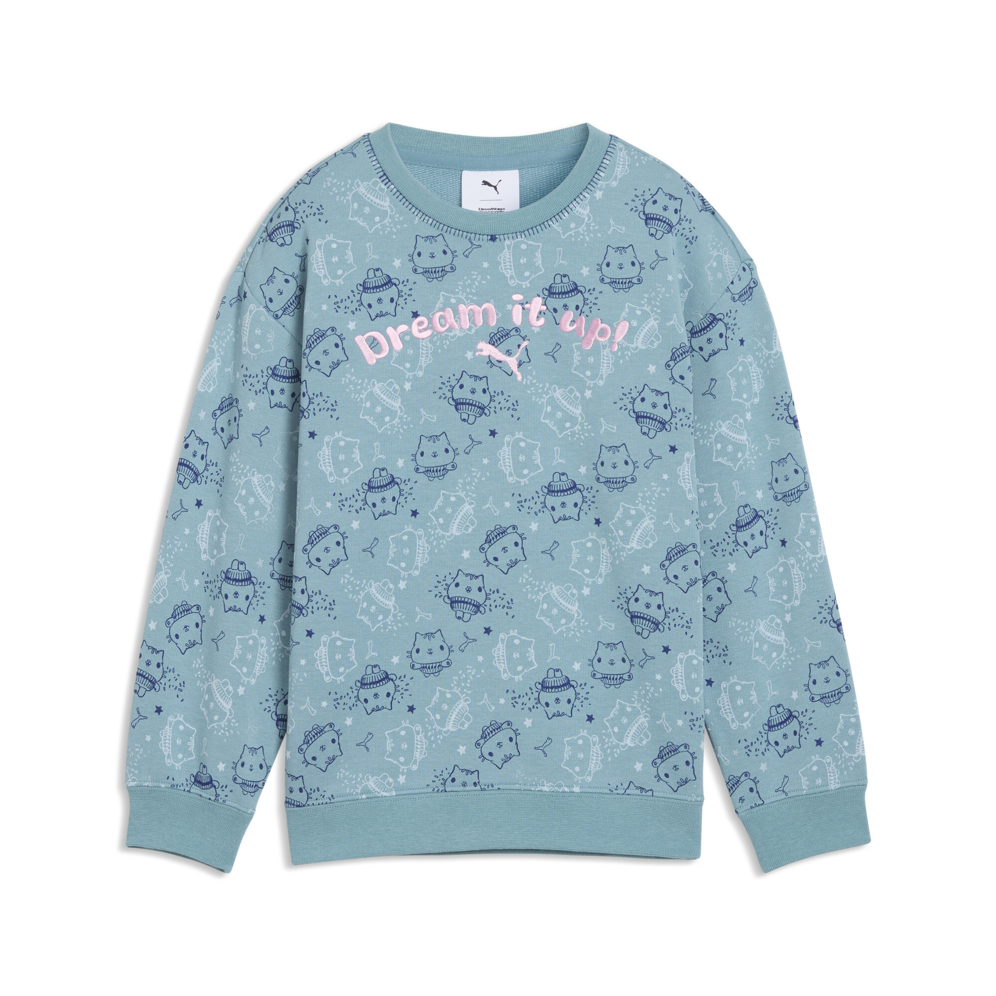 PUMA x GABBY'S DOLLHOUSE Relaxed Sweatshirt mit Print Kinder, Accessoires, Blau, 4-5Y