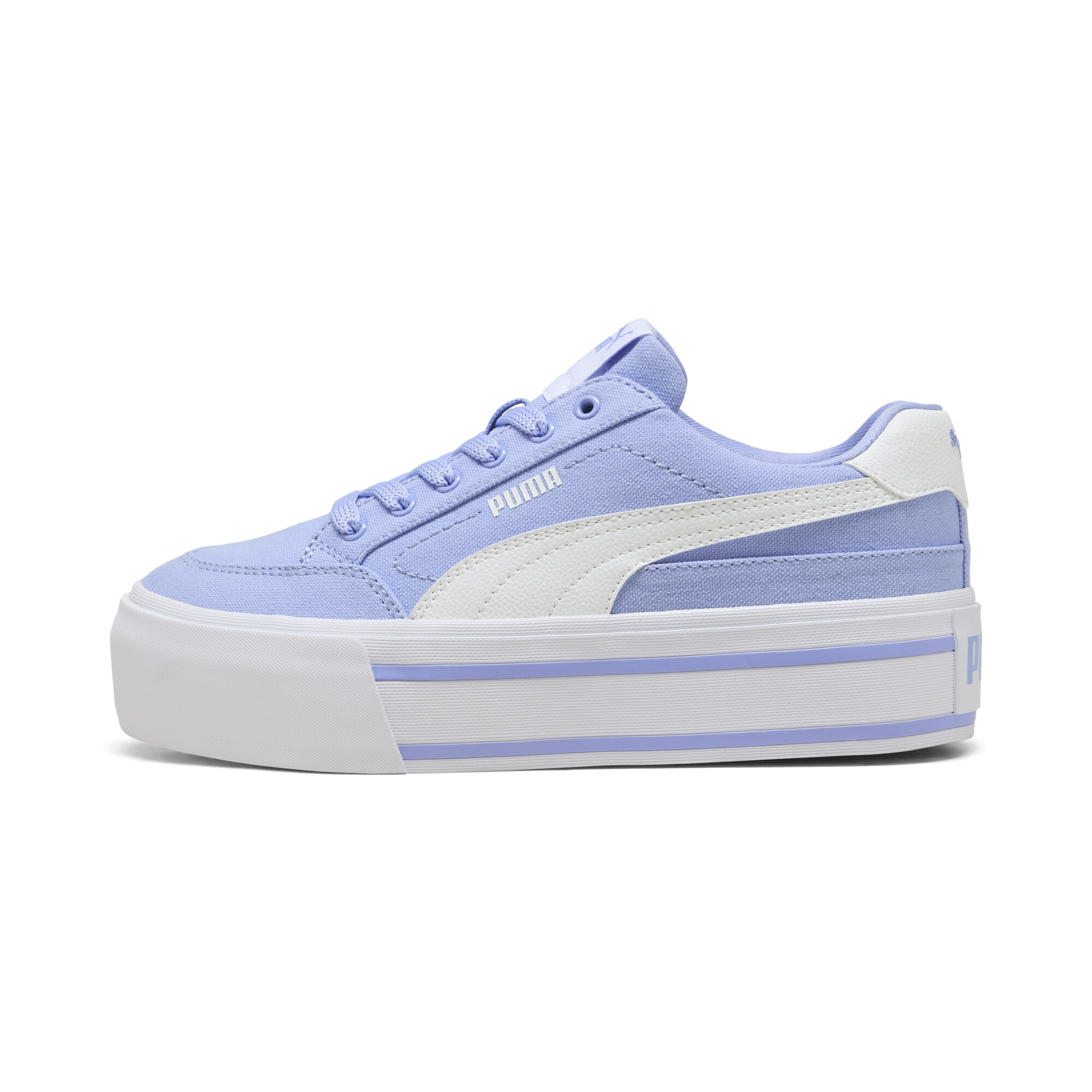 PUMA Court Classic Vulc Platform Sneakers Damen, Schuhe, Lila, 37
