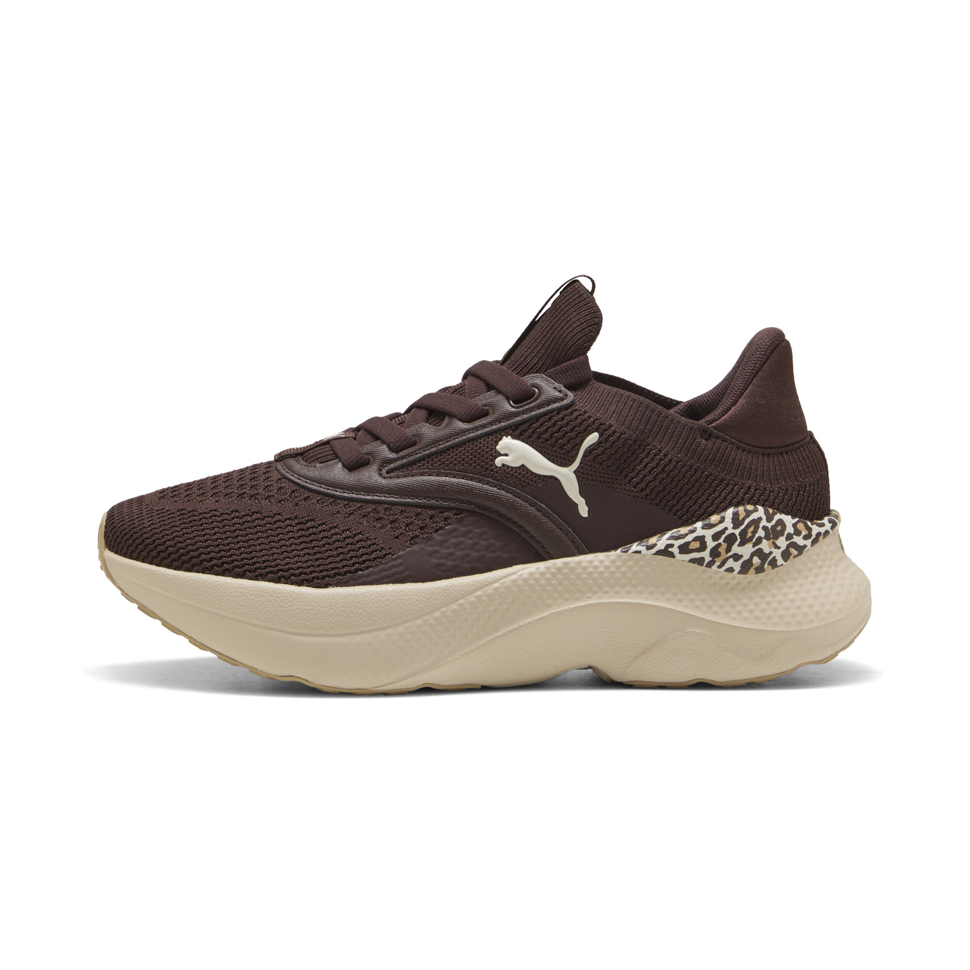 PUMA SOFTRIDE Mayve Animal Sneakers Damen, Accessoires, Braun, 37