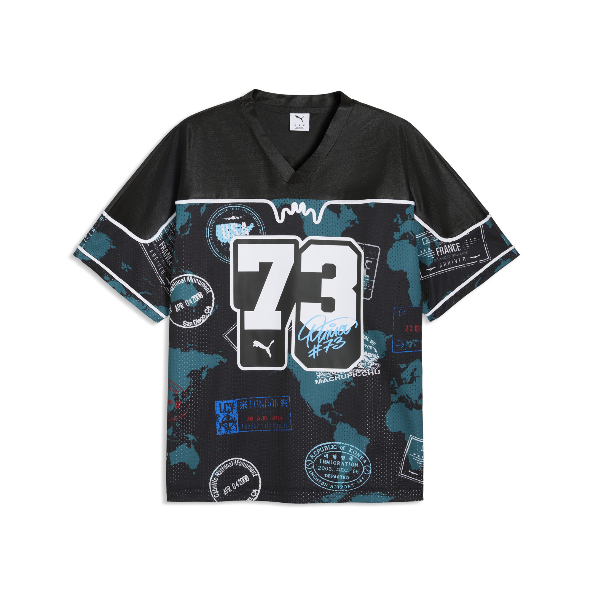 PUMA ATW Dylan Oversized Basketballtrikot Herren, Accessoires, Schwarz, S