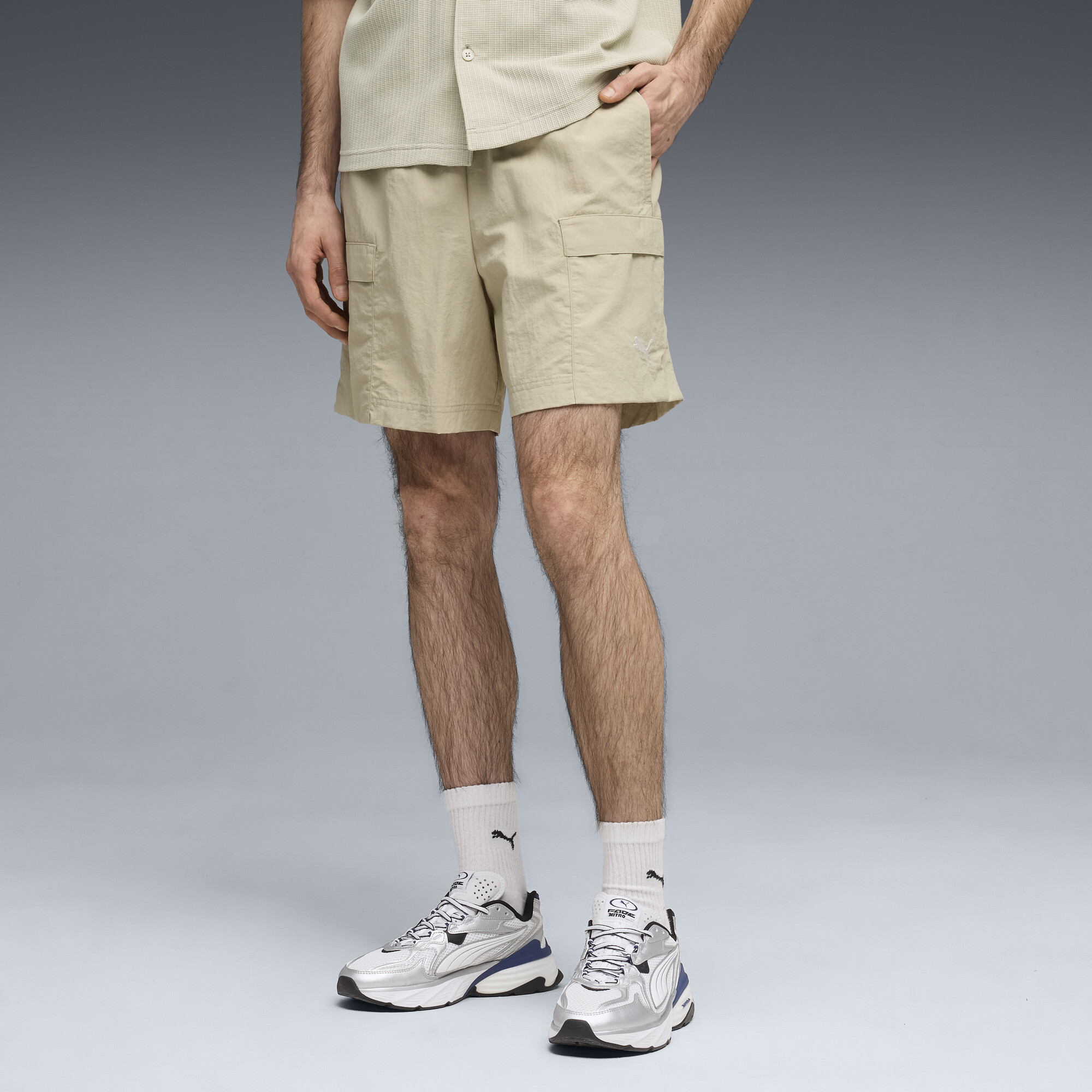 PUMA WARDROBE ESS Relaxed 6" Cargoshorts Herren, Kleidung, , XS