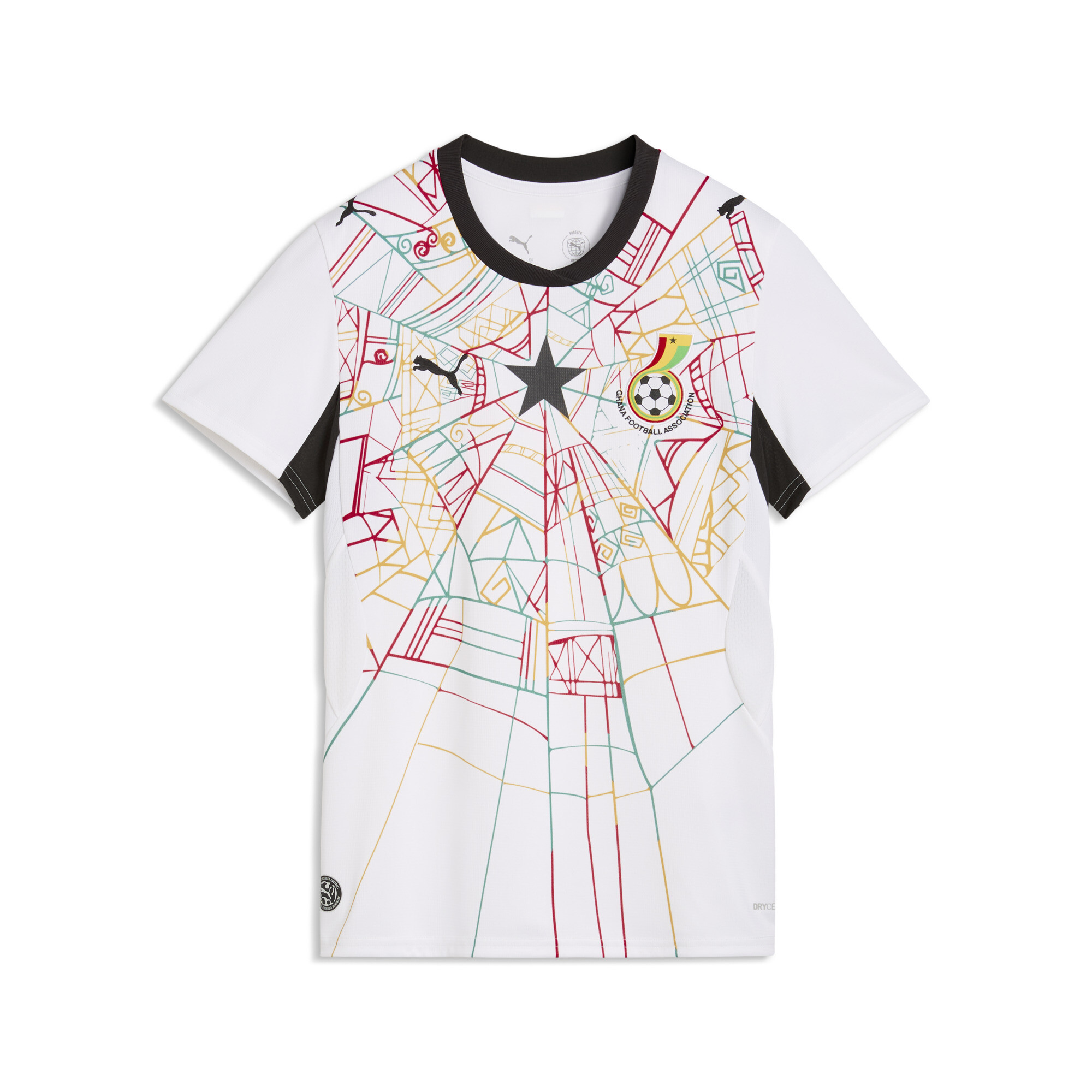 PUMA Ghana 2026 Heimtrikot Damen, Accessoires, Weiß, XS