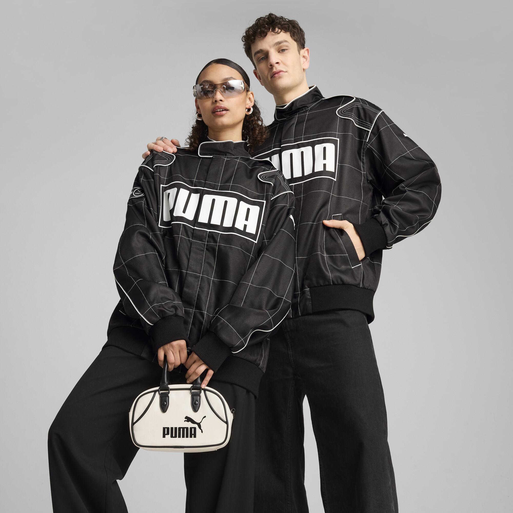 PUMA Relaxed Racer Jacke Unisex, Kleidung, Schwarz, M