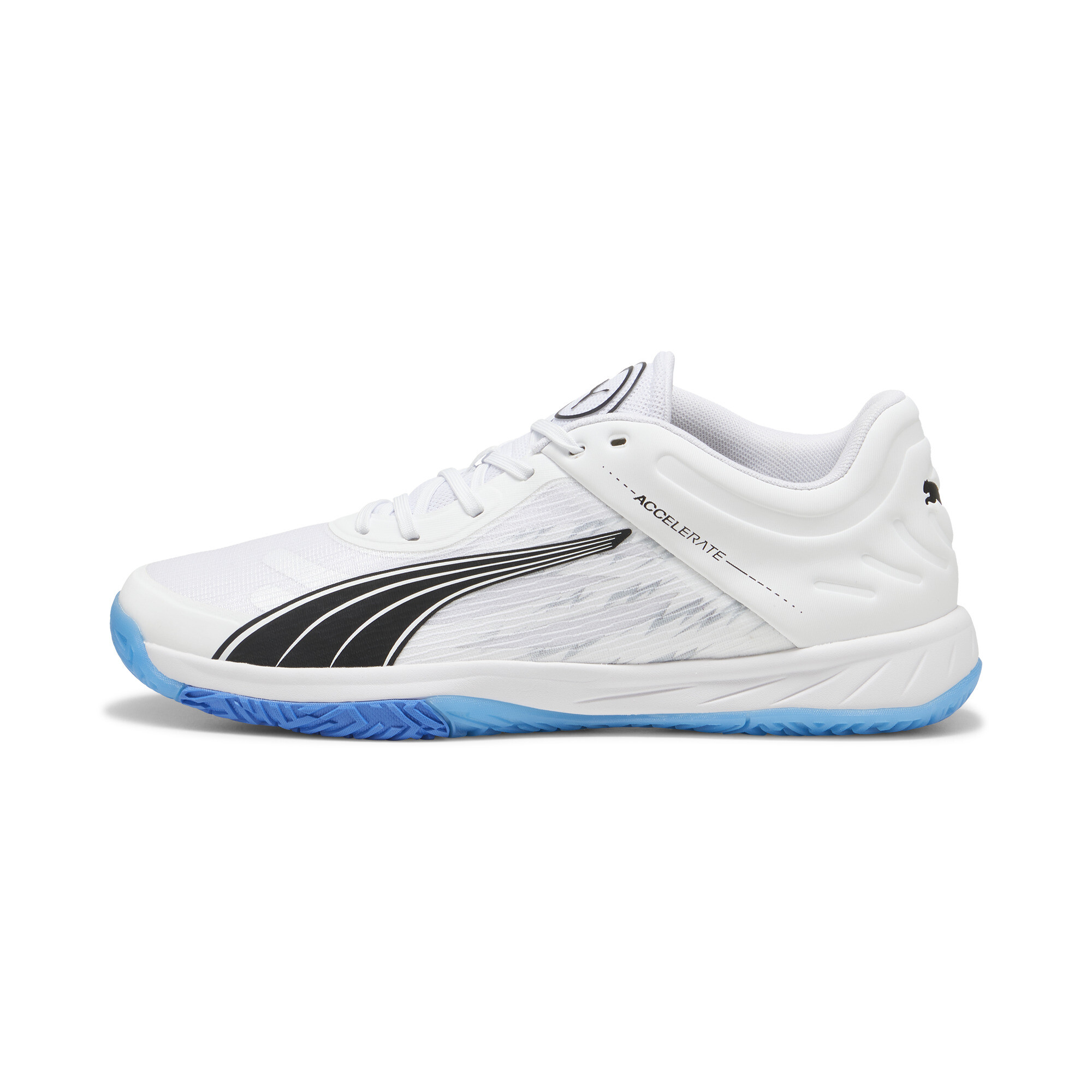 PUMA Accelerate Turbo Hallenschuhe Unisex, Schuhe, Weiß, 44.5