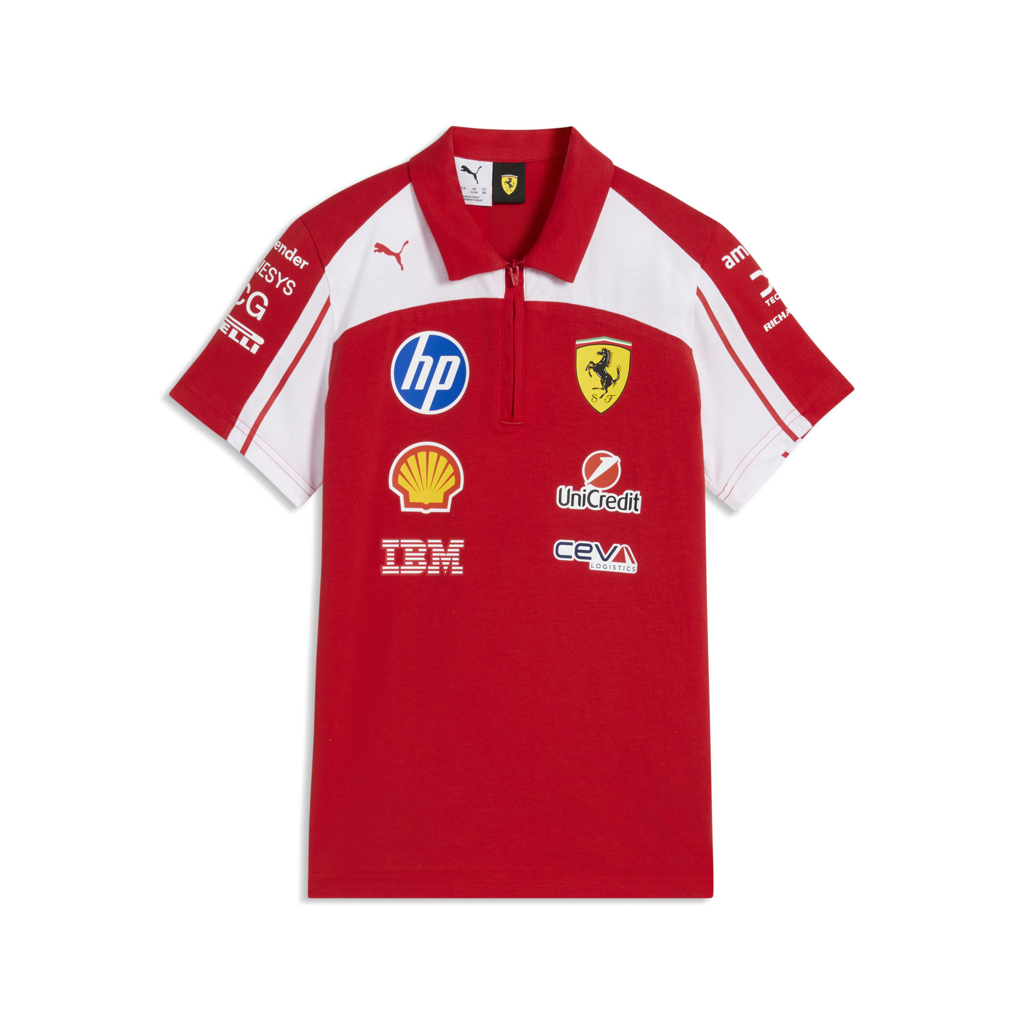 PUMA Scuderia Ferrari HP Replica Polo Teenager, Accessoires, Rot, 5-6Y