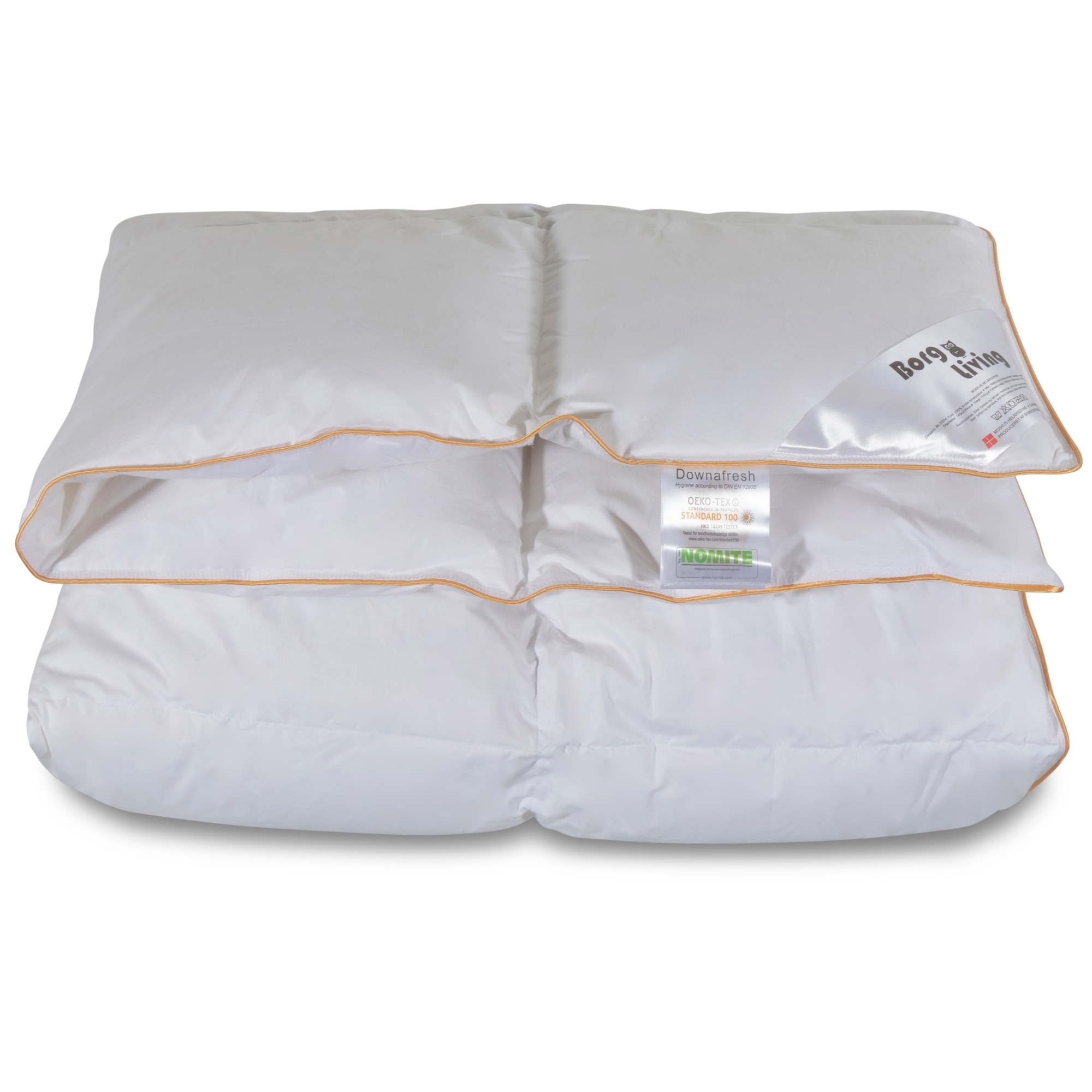 Doppeldecke 200 x 200 cm - 100 % Moschusdaunen Ganzjahresdecke - Borg Living