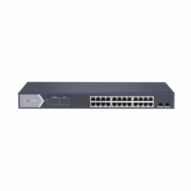 Hikvision DS-3E1526P-SI - 26 Anschlüsse - Gigabit - Switch - 24x PoE