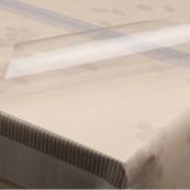 Transparentes Wachstuch - 20-Meter-Rolle - 140 cm breit.