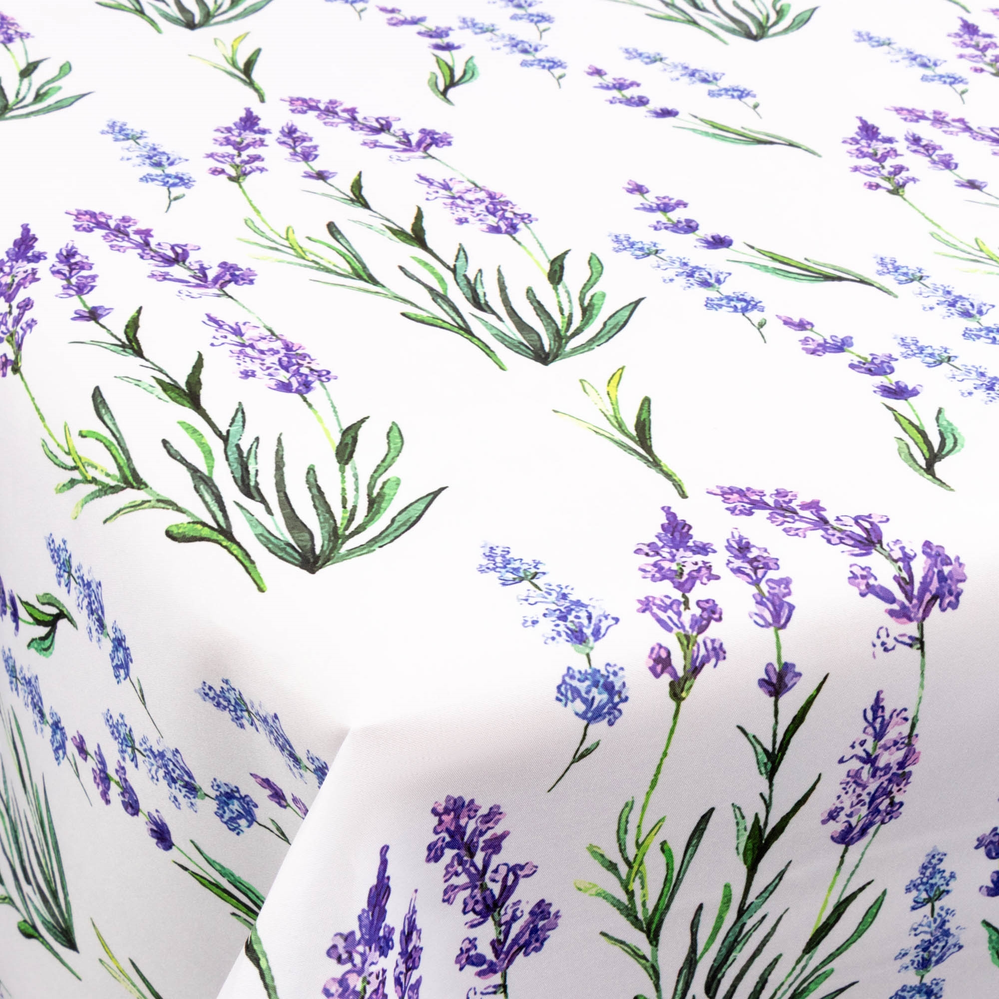Textil Wachstuch mit Acrylbeschichtung - 30 Meter auf Rolle - Lavender Bloom - 140 cm breites Textiltuch