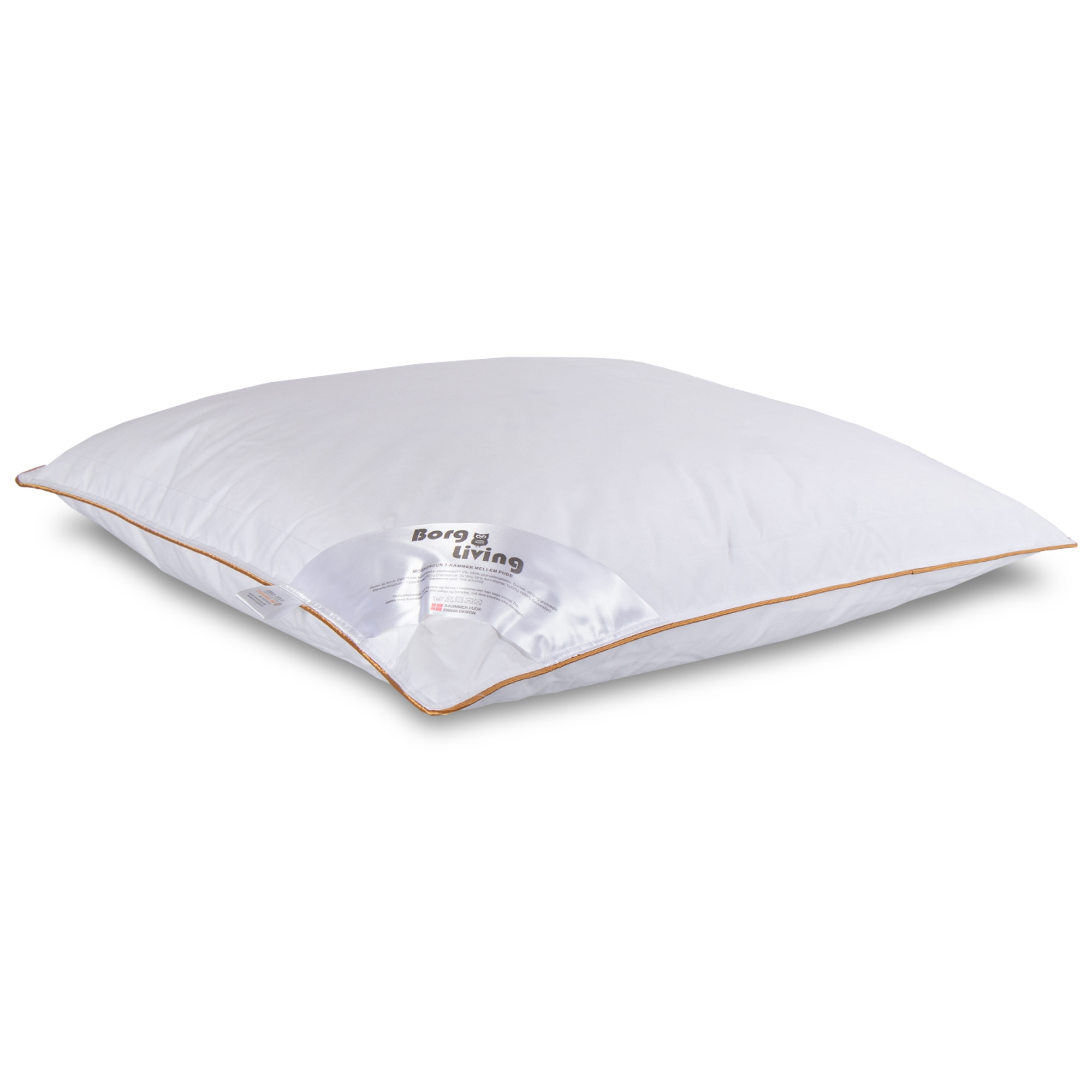 Moschusdaunen-Kopfkissen - Mittel - 3-Kammer-Kopfkissen - 60x63 cm - Borg Living
