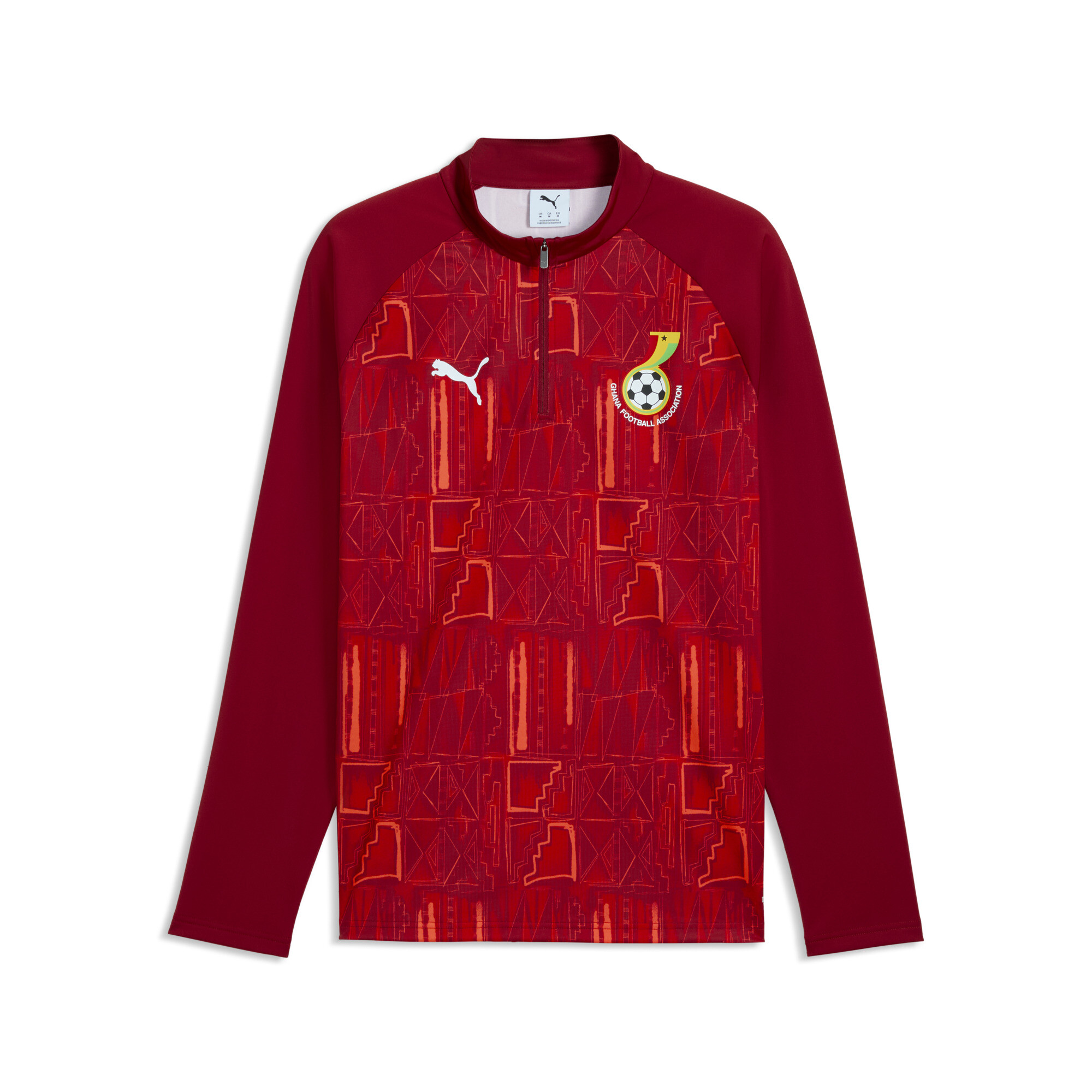PUMA Ghana Slim Fit Aufwärmoberteil Herren, Accessoires, Rot, L
