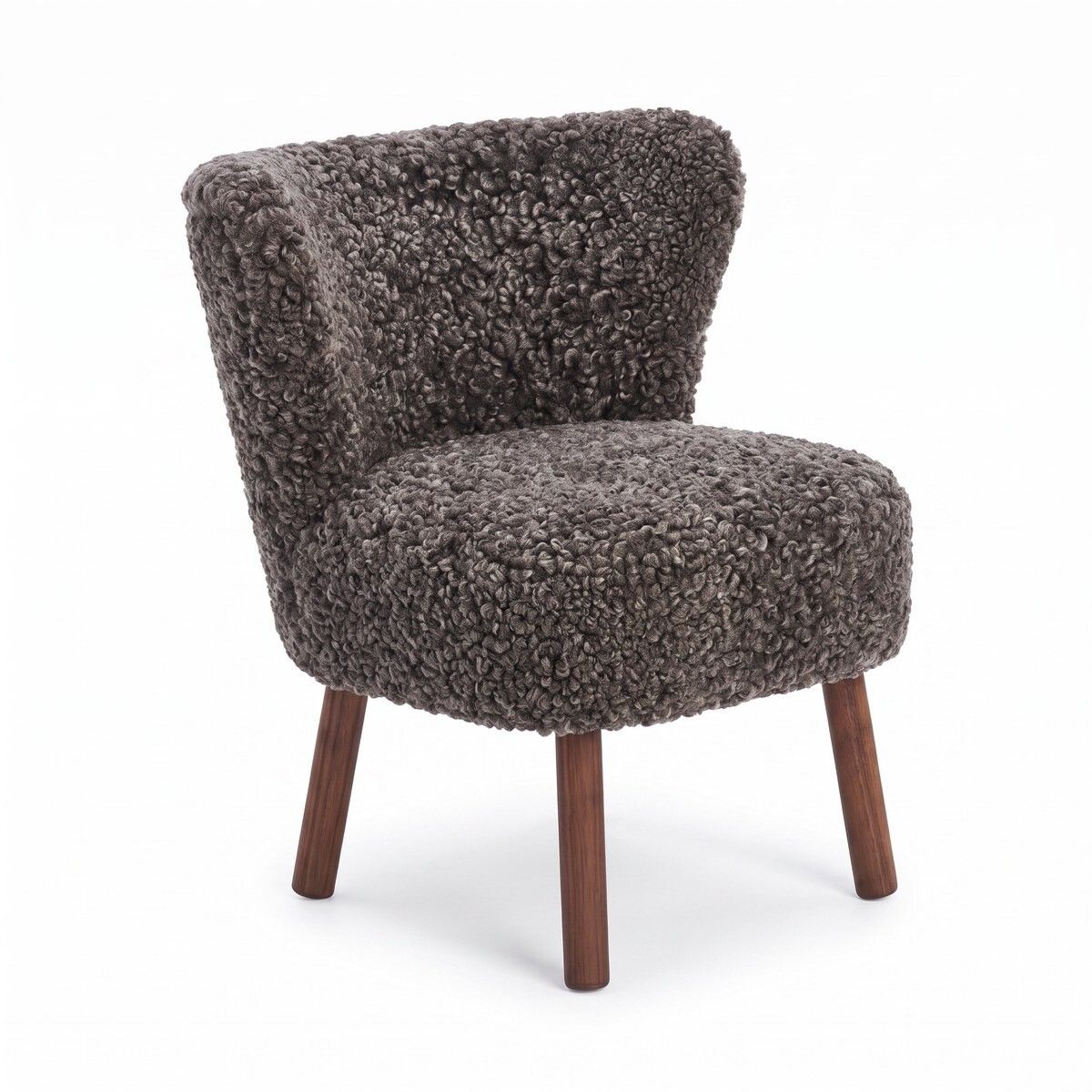 Emily Esszimmerstuhl | Premium Lammfell | Designmöbel