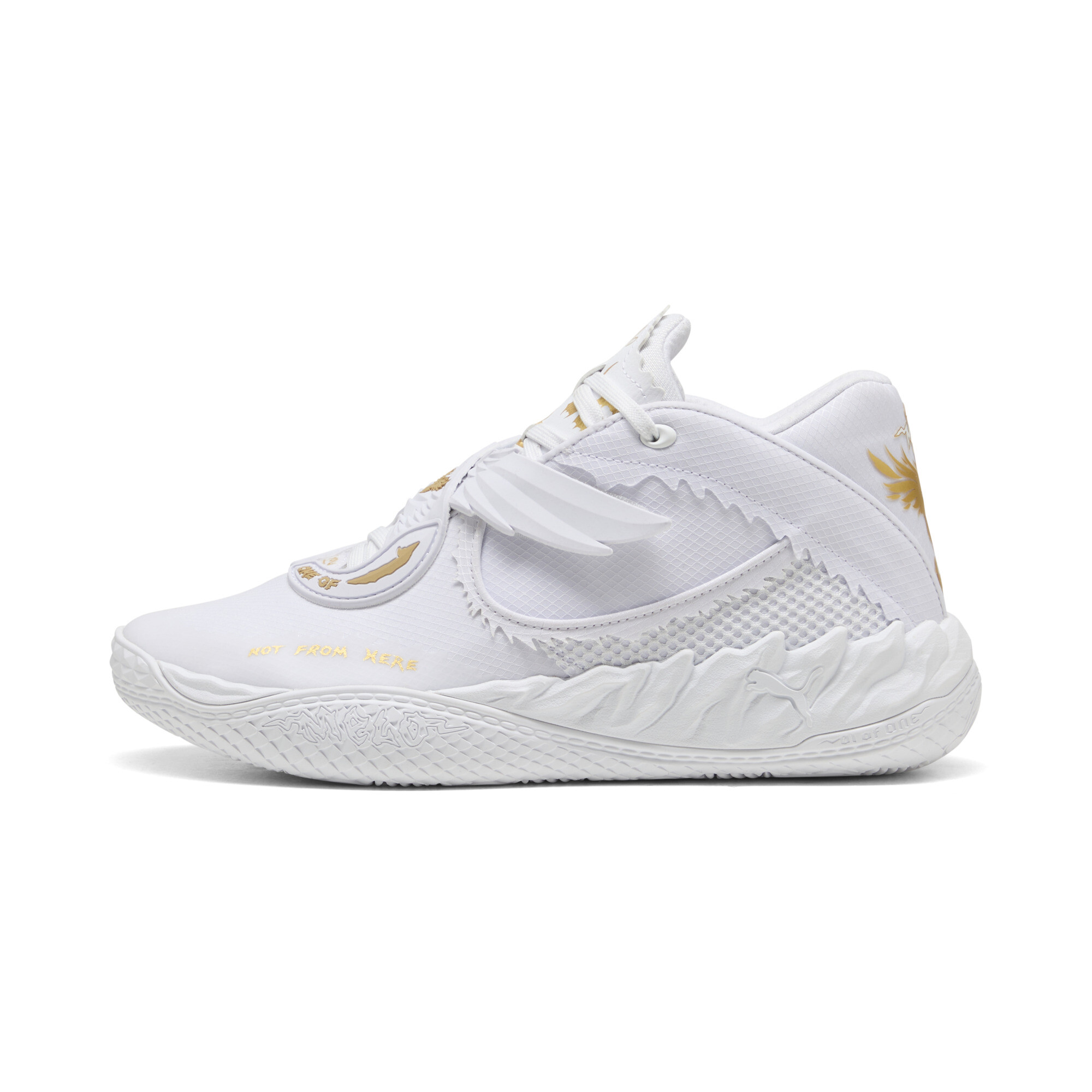 PUMA MB.05 Mist Basketballschuhe Unisex, Schuhe, Weiß, 45