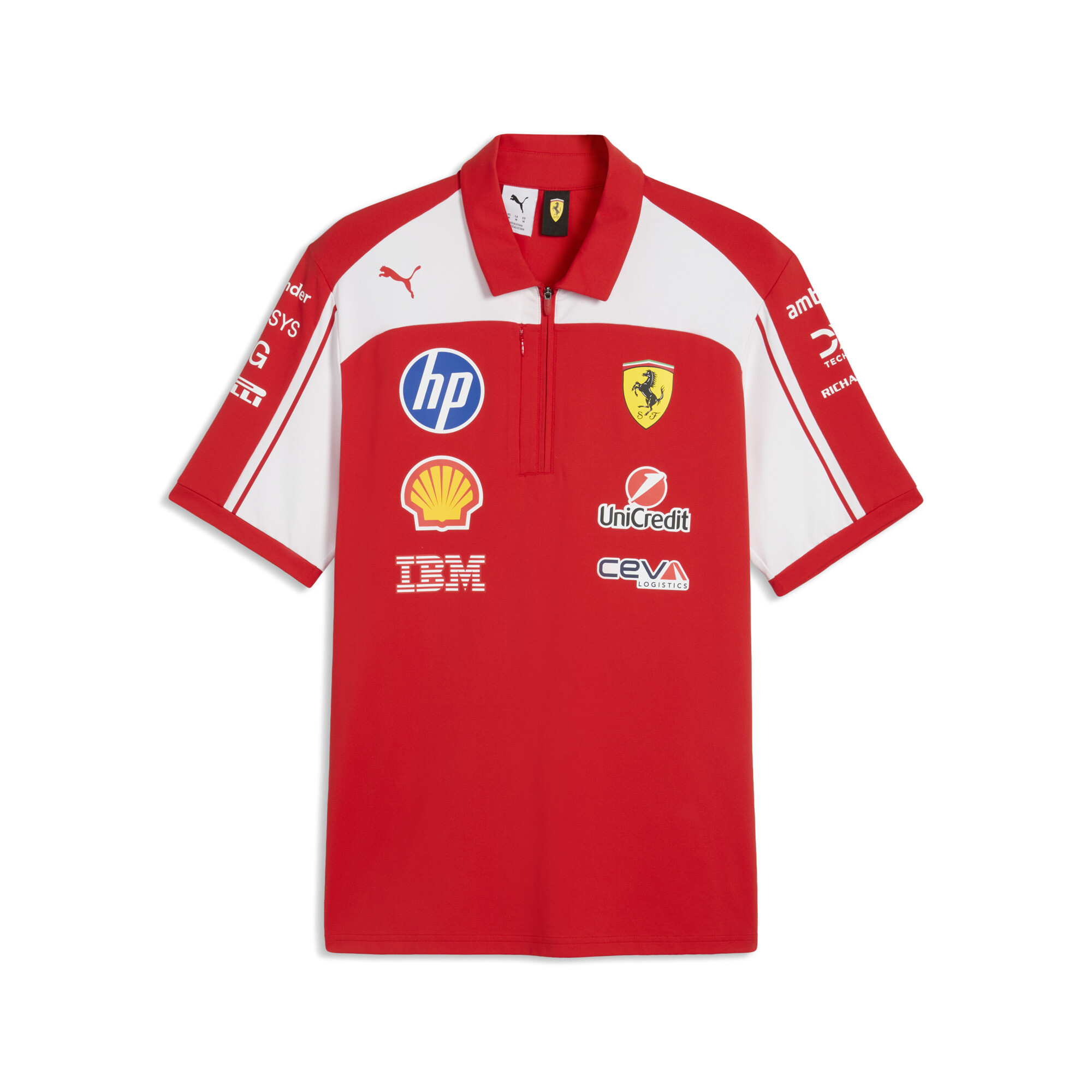 PUMA Scuderia Ferrari HP Replica Authentic Polo Unisex, Accessoires, Rot, 3XL