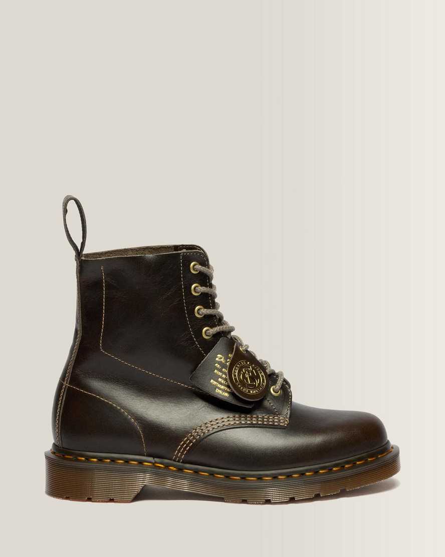 Dr. Martens 1460 Classic Calf Leder Stiefel in Grau, Größe: 37