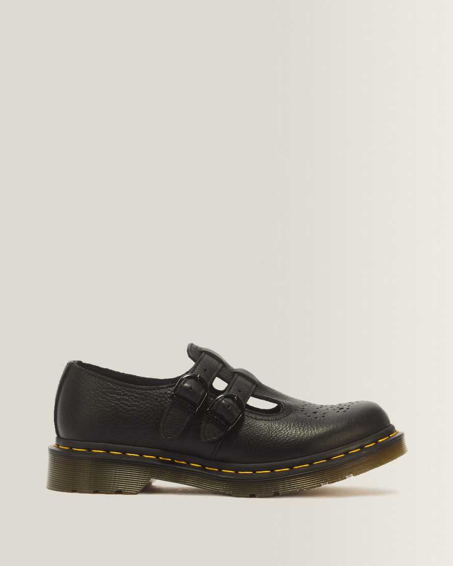 Dr. Martens 8065 Mary Jane Virginia Leder Schuhe in Schwarz, Größe: 42