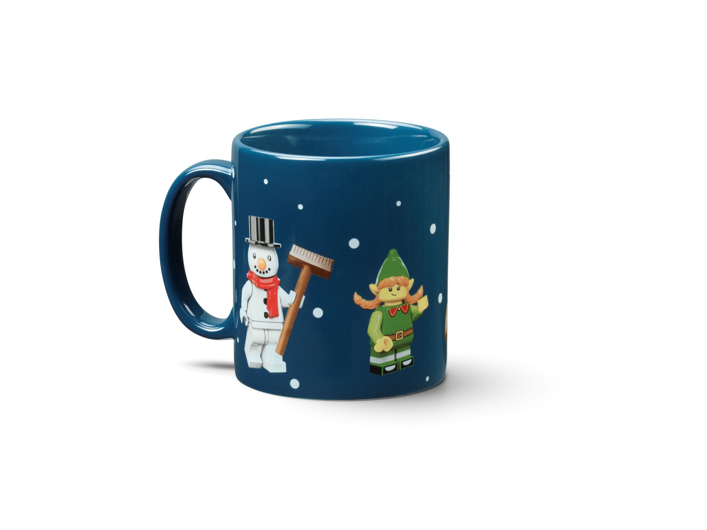 Weihnachtskeramikbecher mit Minifiguren