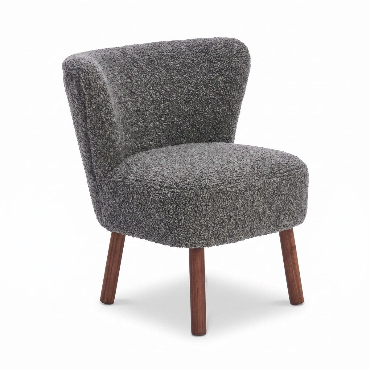 Emily Esszimmerstuhl | Premium Lammfell | Designmöbel