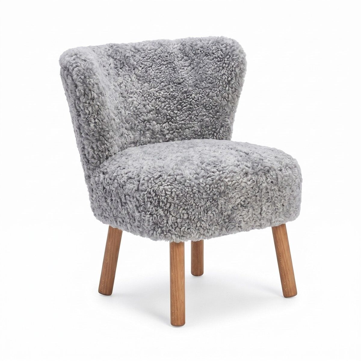Emily Esszimmerstuhl | Premium Lammfell | Designmöbel