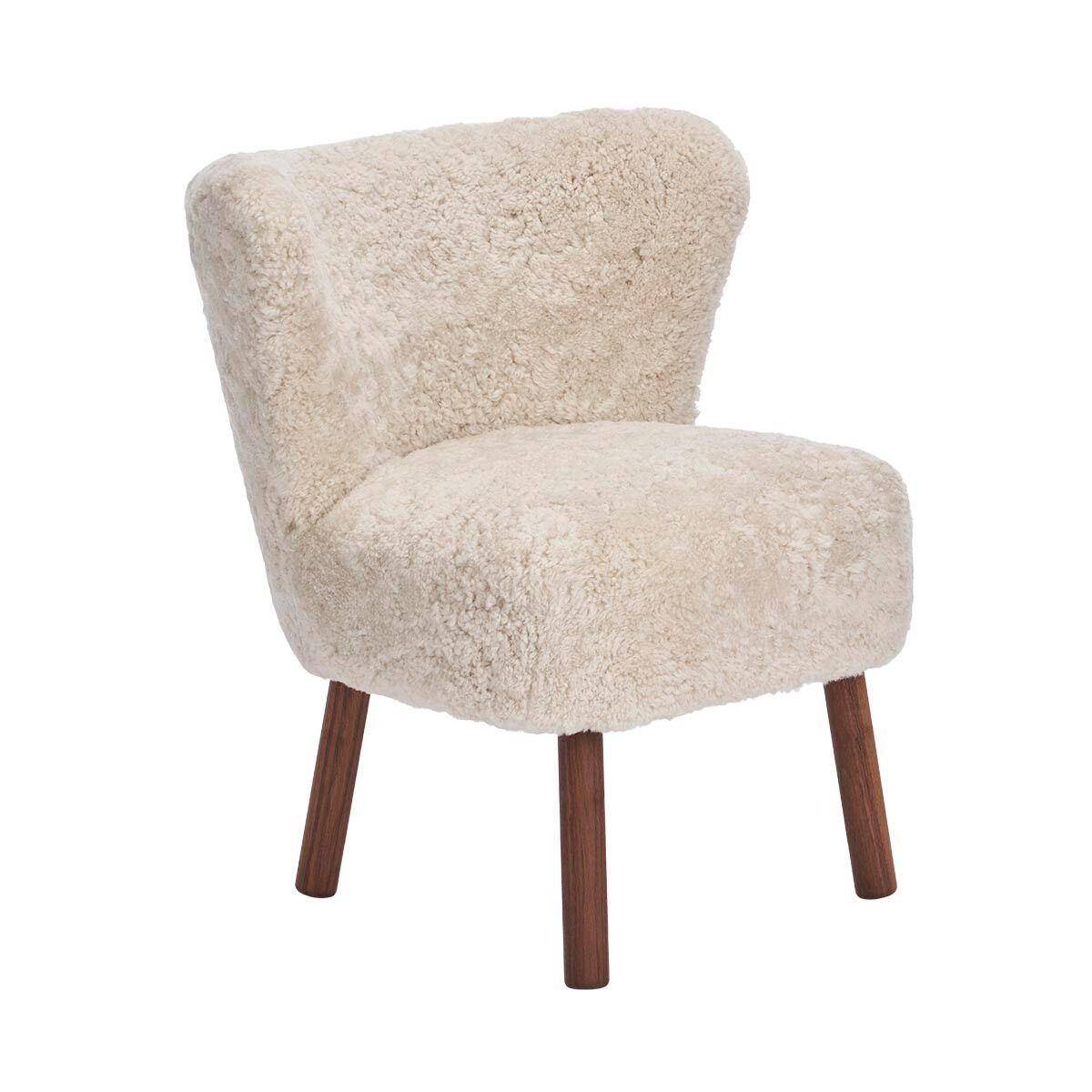 Emily Esszimmerstuhl | Premium Lammfell | Designmöbel