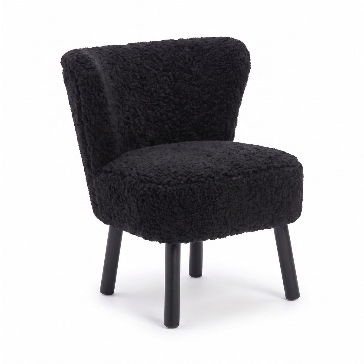 Emily Esszimmerstuhl | Premium Lammfell | Designmöbel