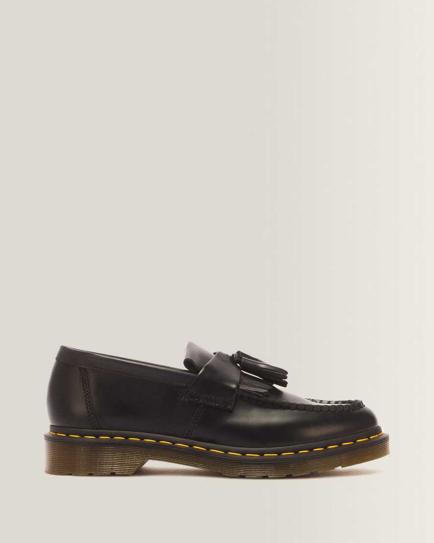 Dr. Martens Adrian Glatt, Leder Loafer in Schwarz, Größe: 43
