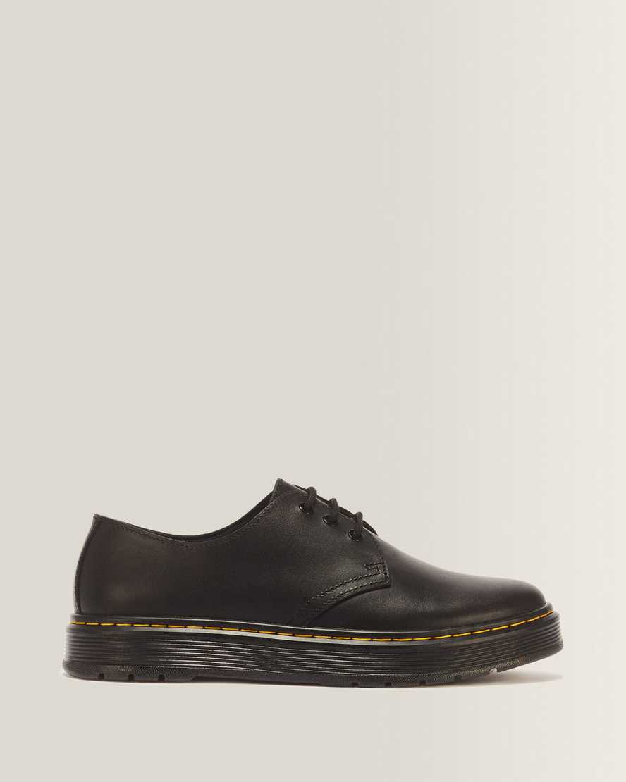 Dr. Martens Brookline Lo Leder Schuhe in Schwarz, Größe: 38