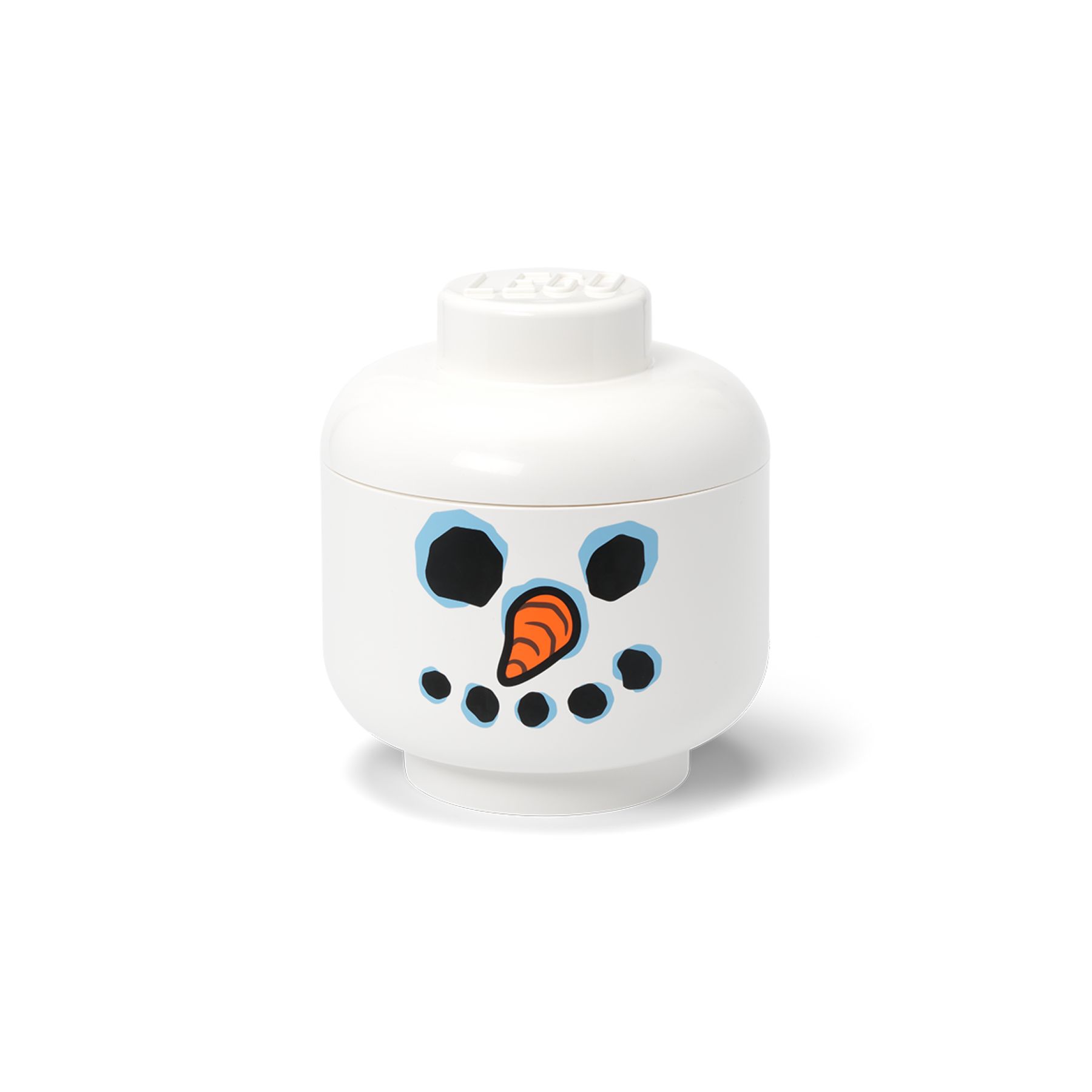 Schneemannkopf - Kleine Aufbewahrungsbox