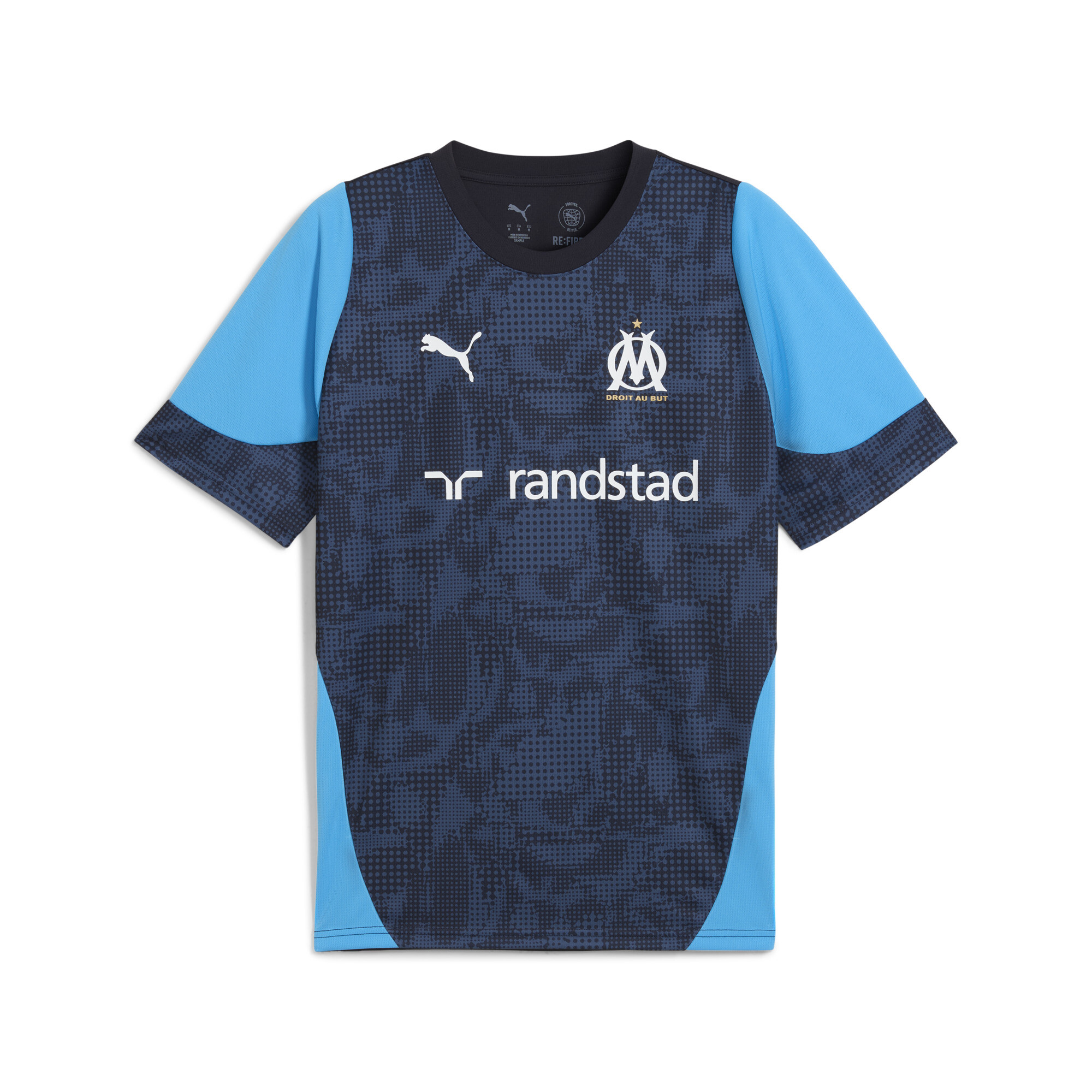 PUMA Olympique de Marseille Trainingstrikot Herren, Accessoires, Blau, XXL