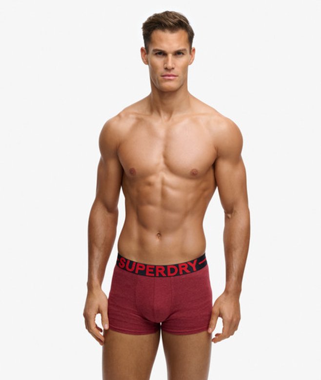 Superdry Herren Trunk Dreierpack White - Größe: S
