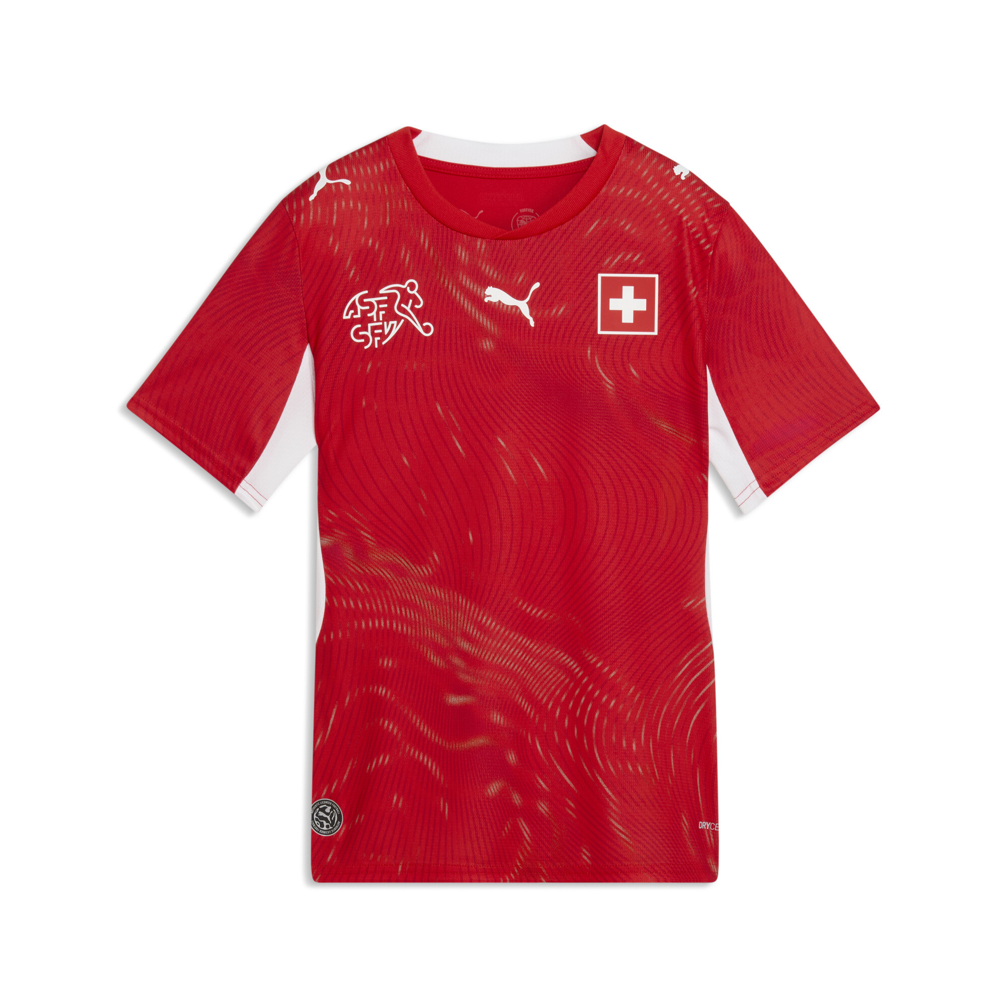 PUMA Schweiz 2026 Heimtrikot Teenager, Accessoires, Rot, 13-14Y