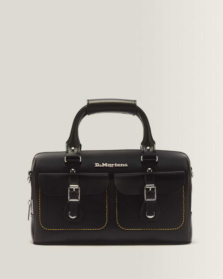 Dr. Martens Kiev Leder Top Handle Tasche in Schwarz