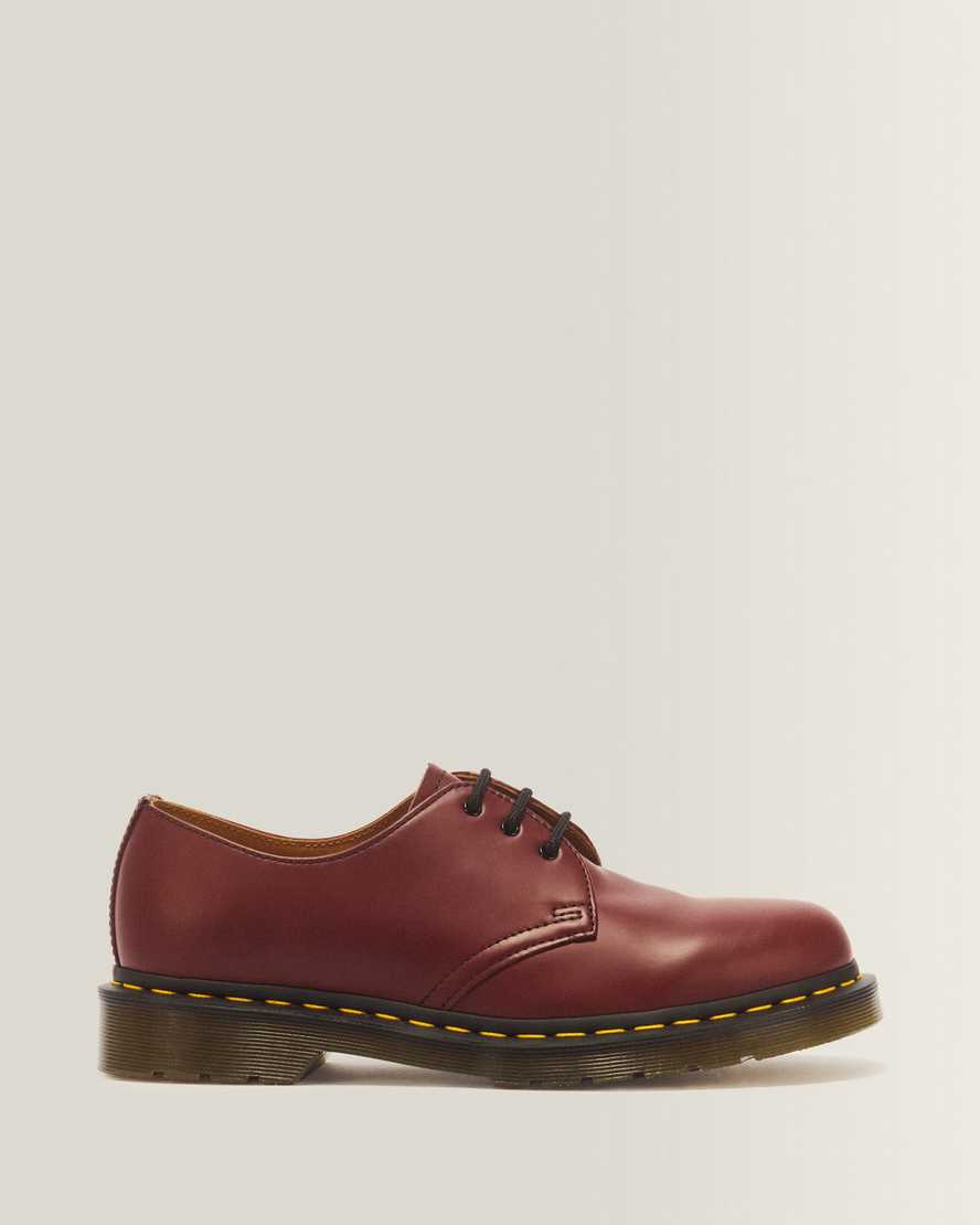 Dr. Martens 1461 Glatte Schuhe, Leder, Kirsch, in Rot, Größe: 45