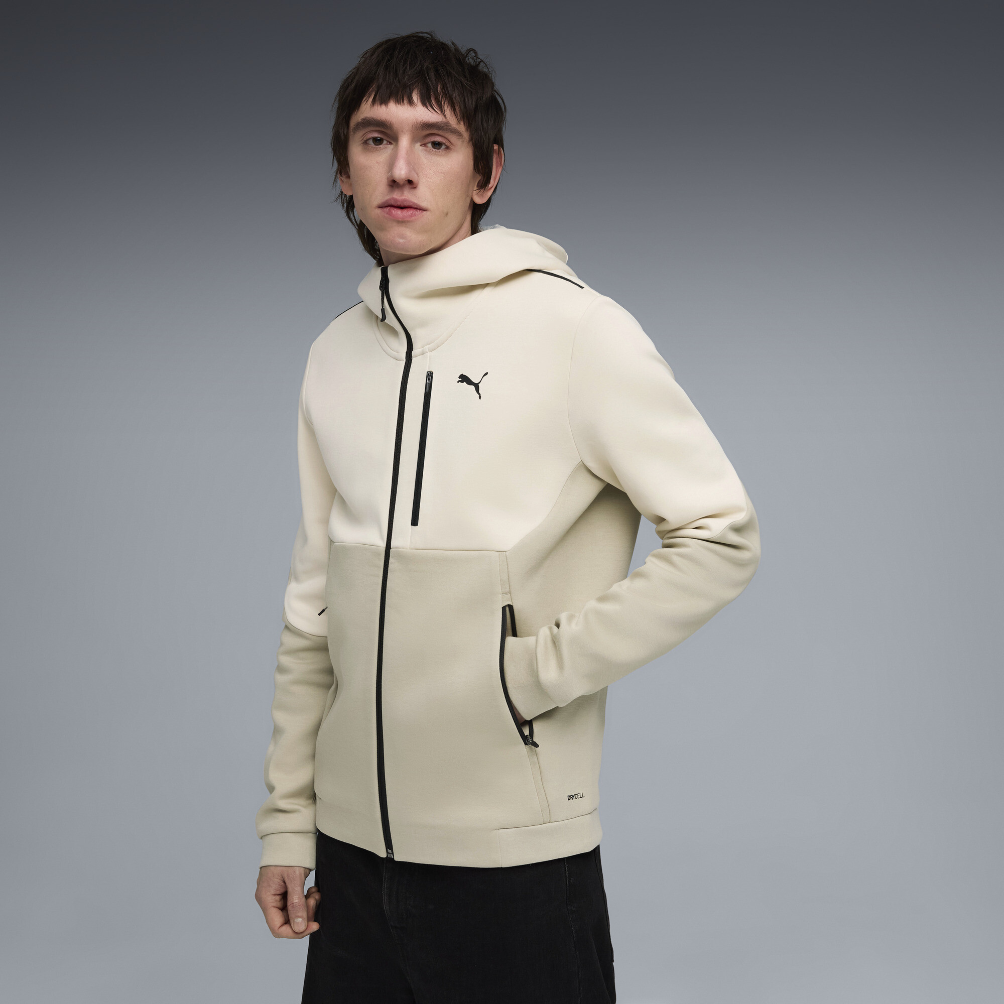 PUMATECH Kapuzenjacke Herren, Kleidung, Weiß, XXL