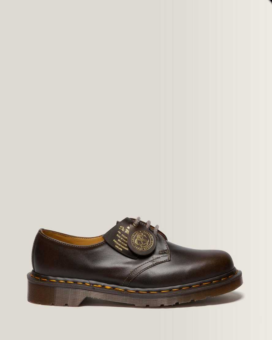 Dr. Martens 1461 Classic Calf Leder Schuhe in Grau, Größe: 44