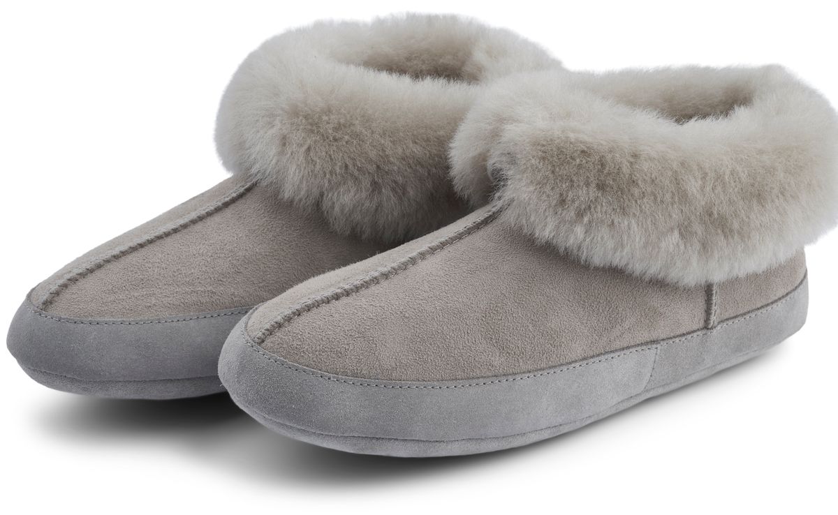 Soft Sole Slipper | Lammwolle, Wildleder