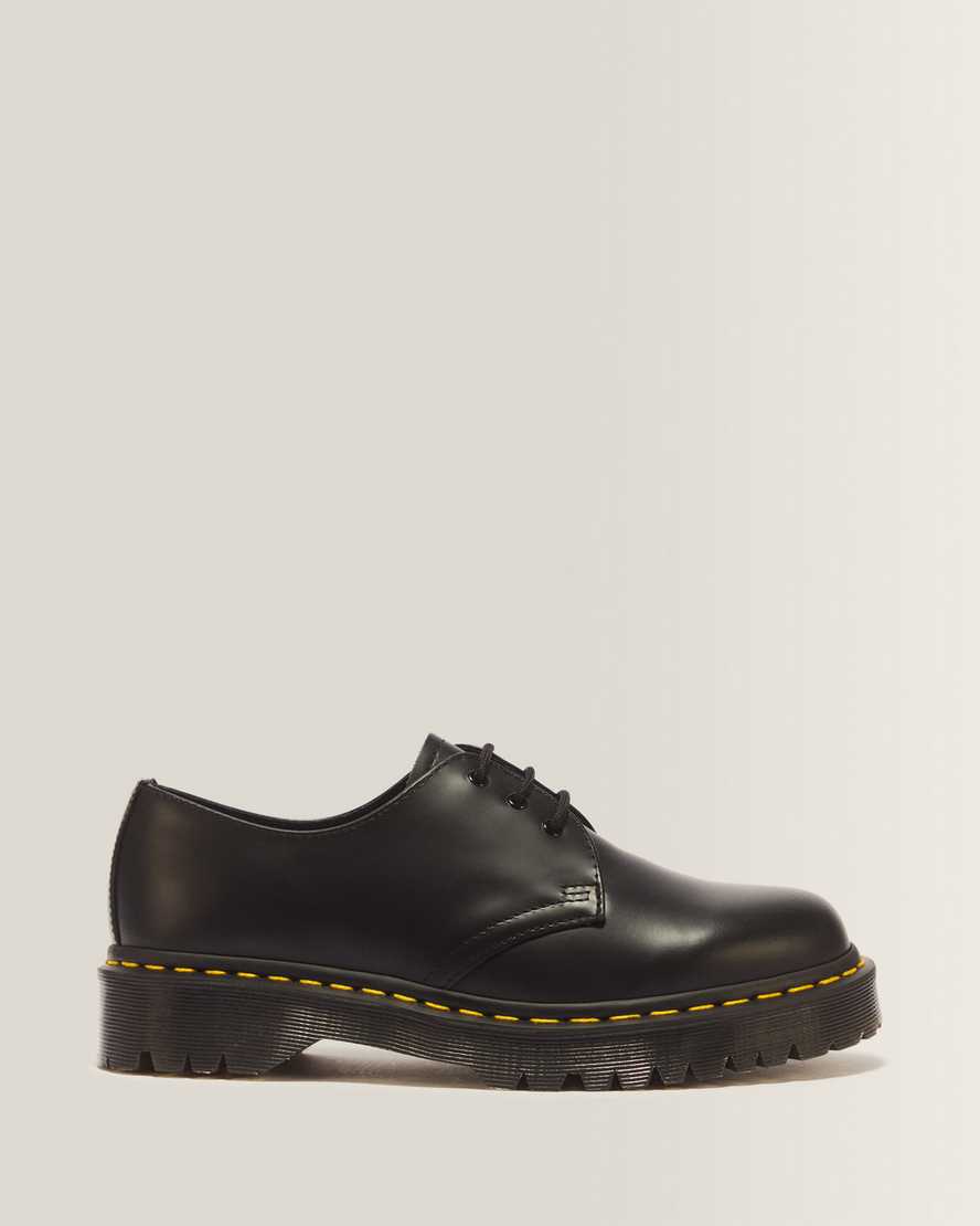 Dr. Martens 11 Bex Glatte Schuhe, Leder in Schwarz, Größe: 46