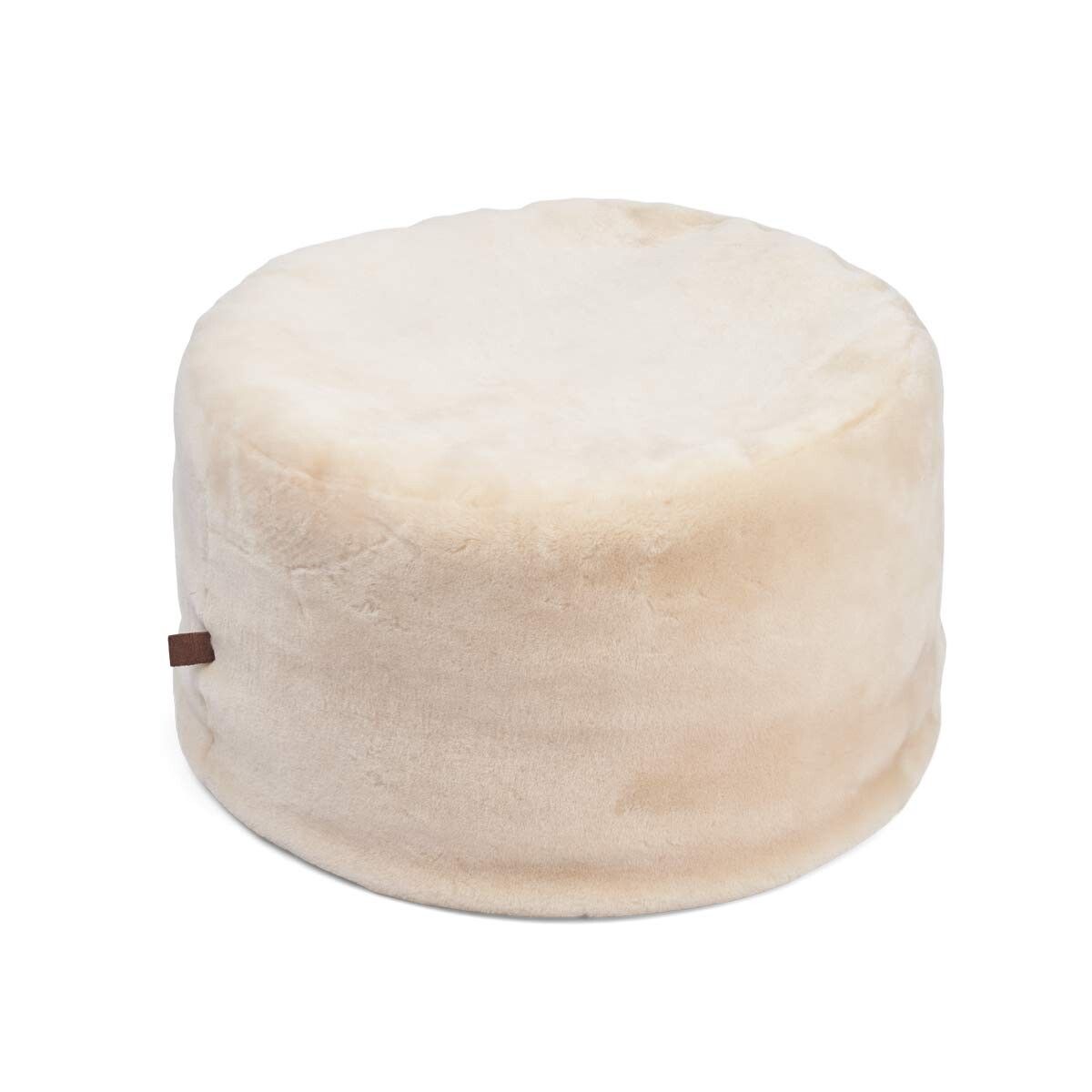 Lammfellpouf Premium | Neuseeland | Mokassin | D55x36 cm
