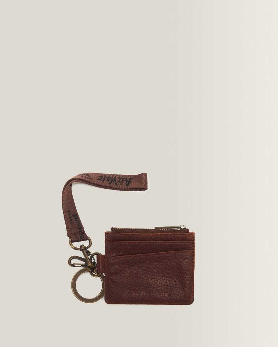 Dr. Martens Leder Ambassador Cardholder Keyring in Braun