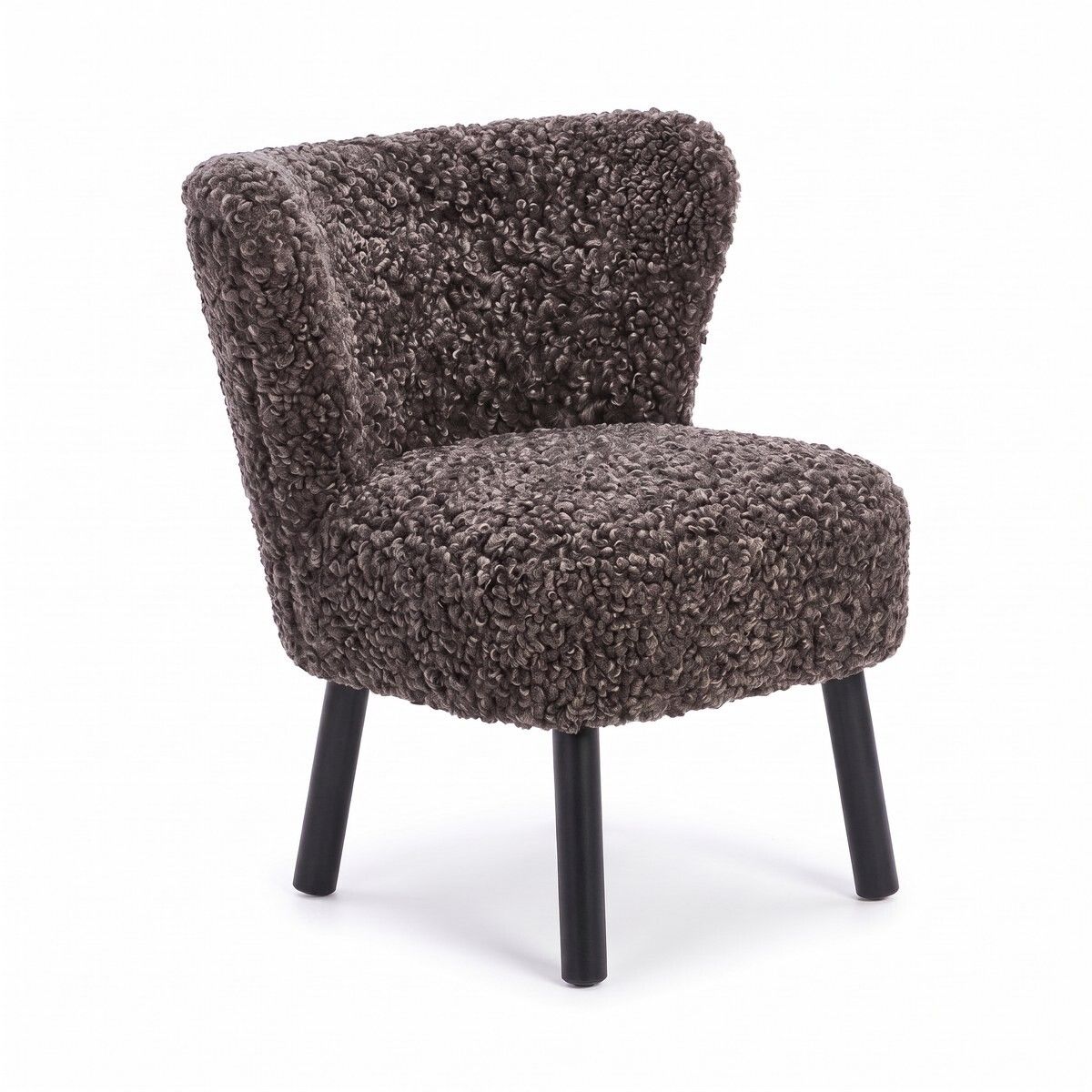 Emily Esszimmerstuhl | Premium Lammfell | Designmöbel