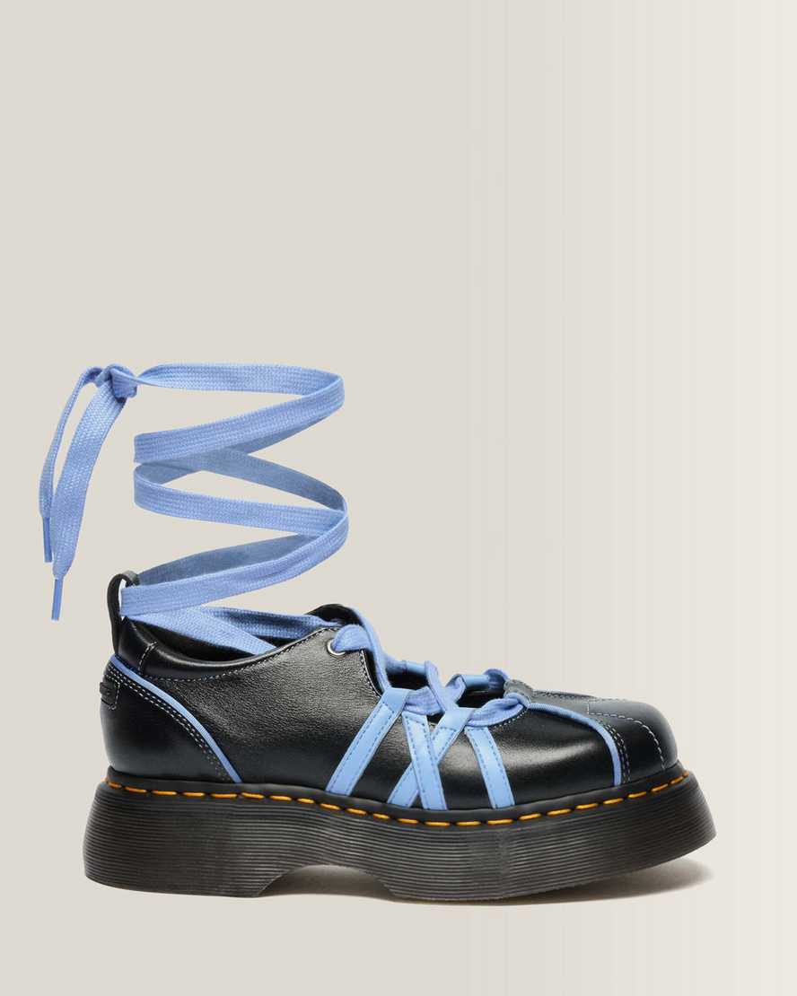Dr. Martens Buzz Ballerina Gloss Leder Schuhe in Schwarz, Größe: 41