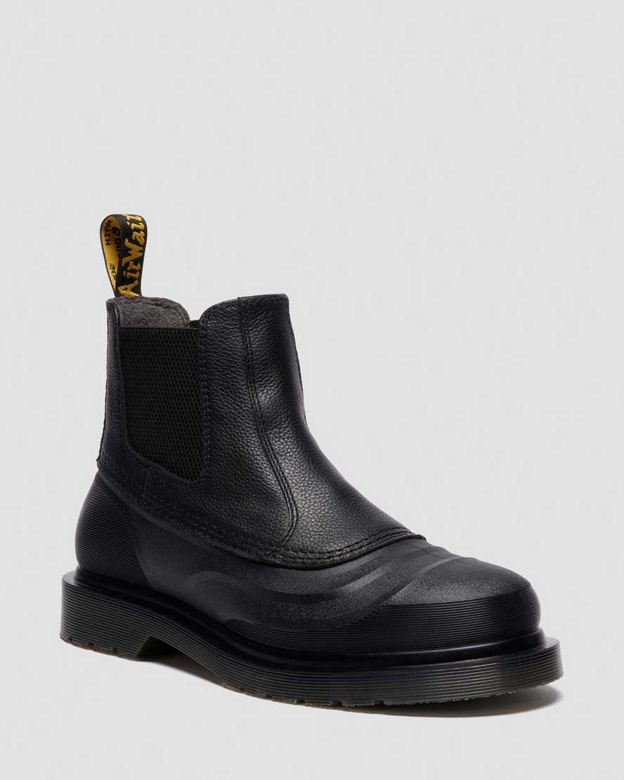 Dr. Martens 1461 Classic Calf Leder Schuhe in Grau, Größe: 43