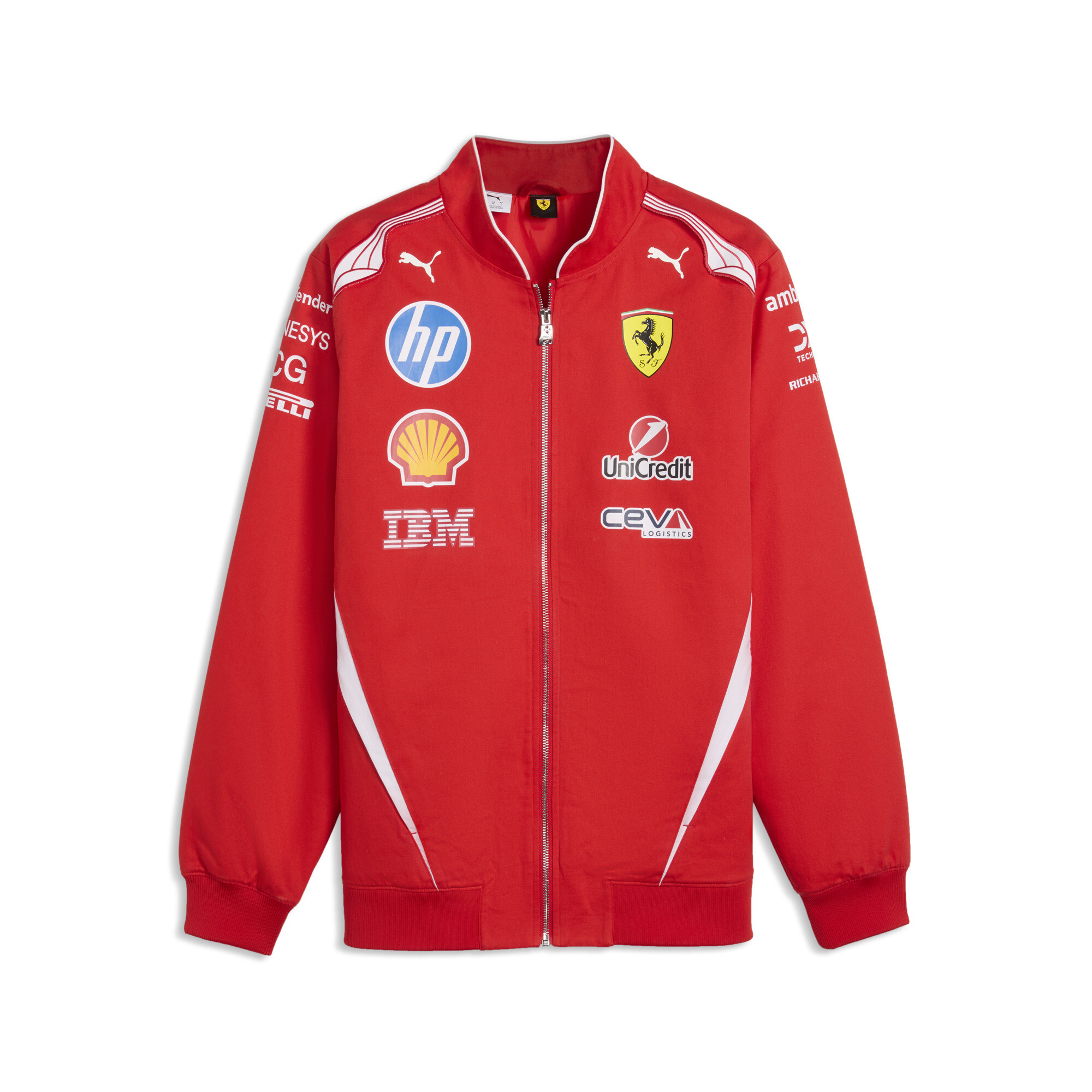 PUMA Scuderia Ferrari HP Replica Drivers Authentic Bomberjacke Herren, Accessoires, Rot, M
