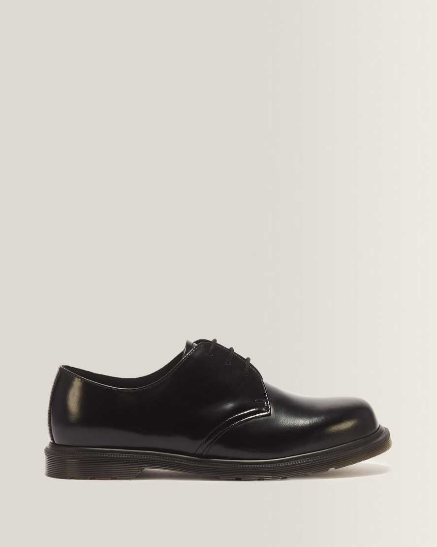 Dr. Martens Mayfare Glattleder Schuhe in Schwarz, Größe: 47