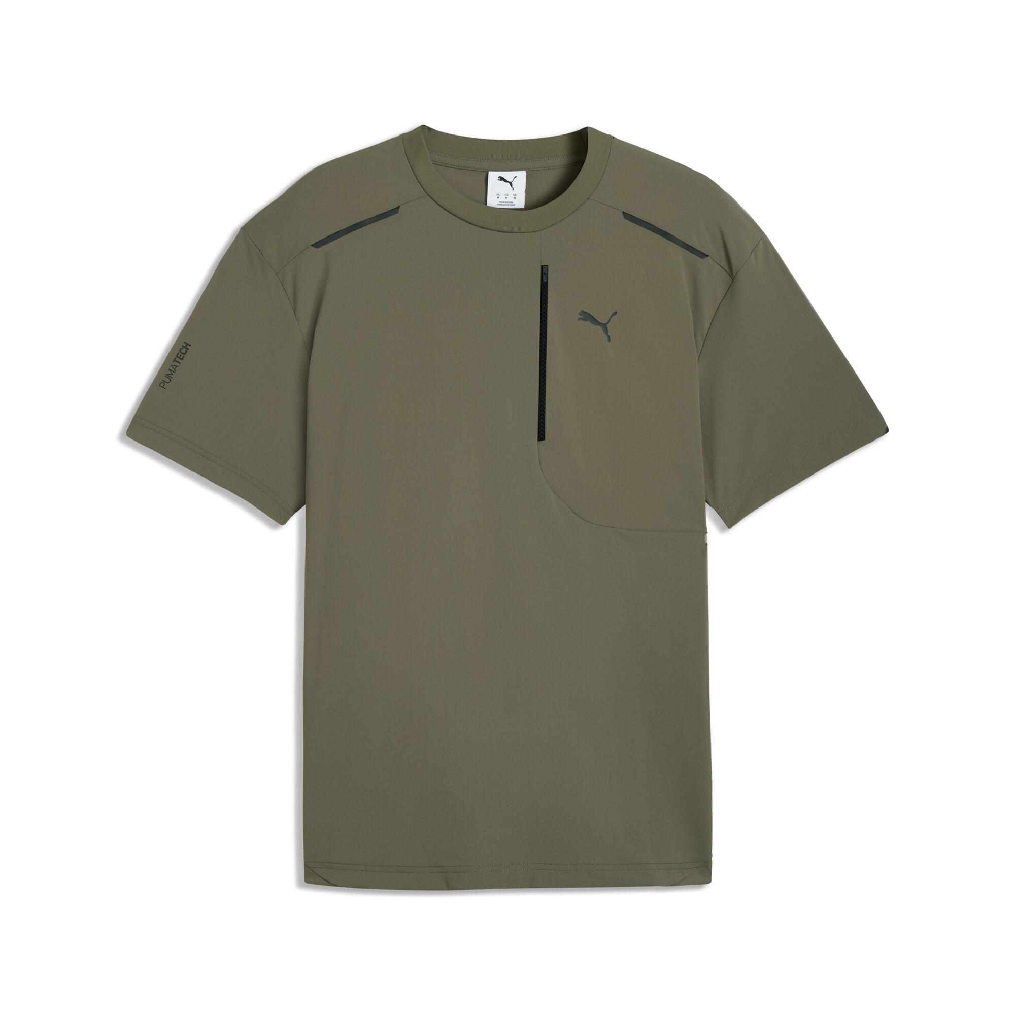 PUMATECH Relaxed Pocket T-Shirt Herren, Accessoires, Grün, L