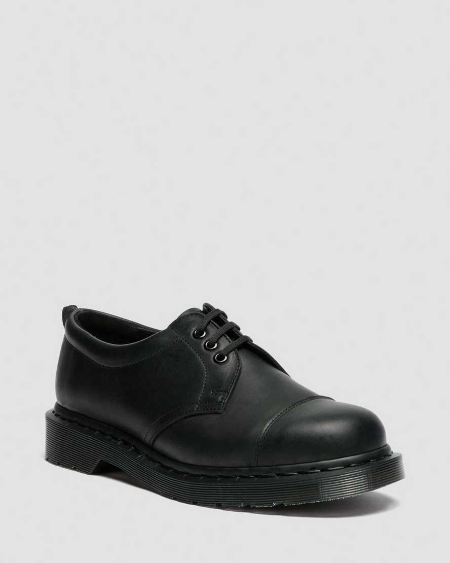 Dr. Martens Jadon Max Buttero Leder Plateaustiefel Schuhe in Schwarz, Größe: 43
