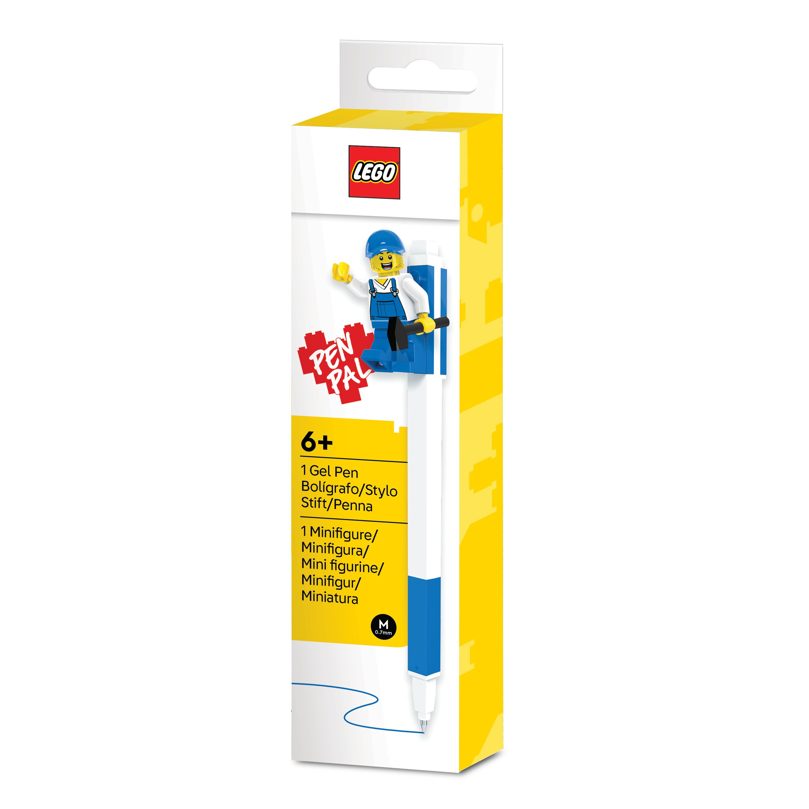 Pen Pal Gel Pen with Minifigure - Blue