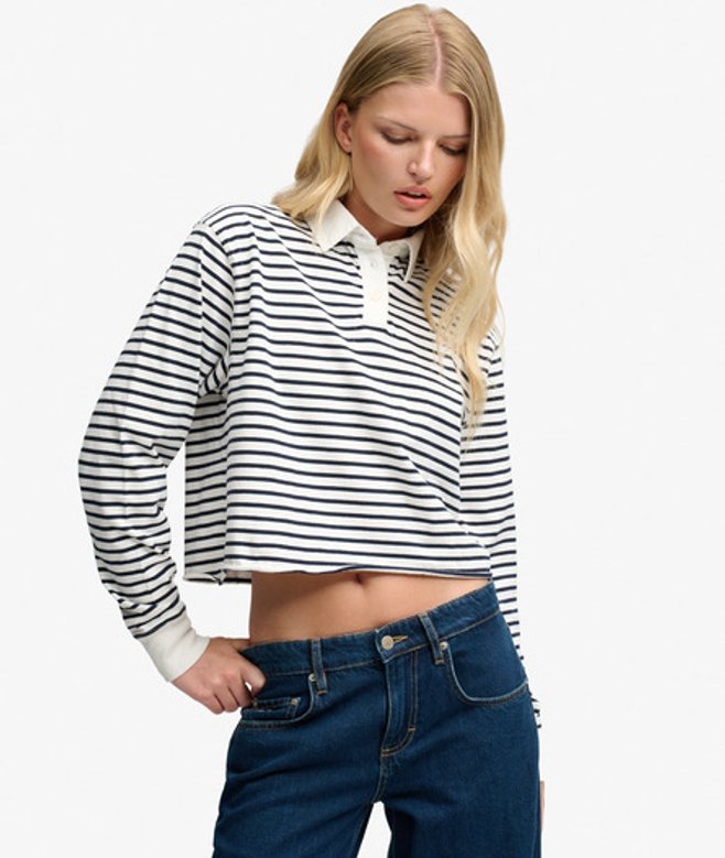 Superdry Damen Bench Hochkragen-jacke mit Pfirsichhaut-finish Grey - Größe: XL