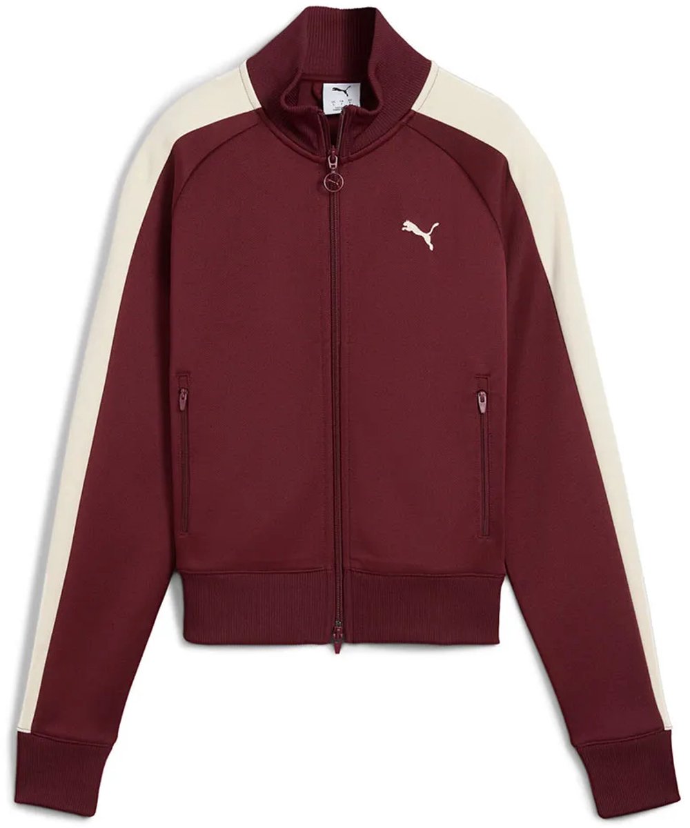 PUMA T7 ALWAYS ON Kurze Trainingsjacke Damen, Kleidung, Rot, S